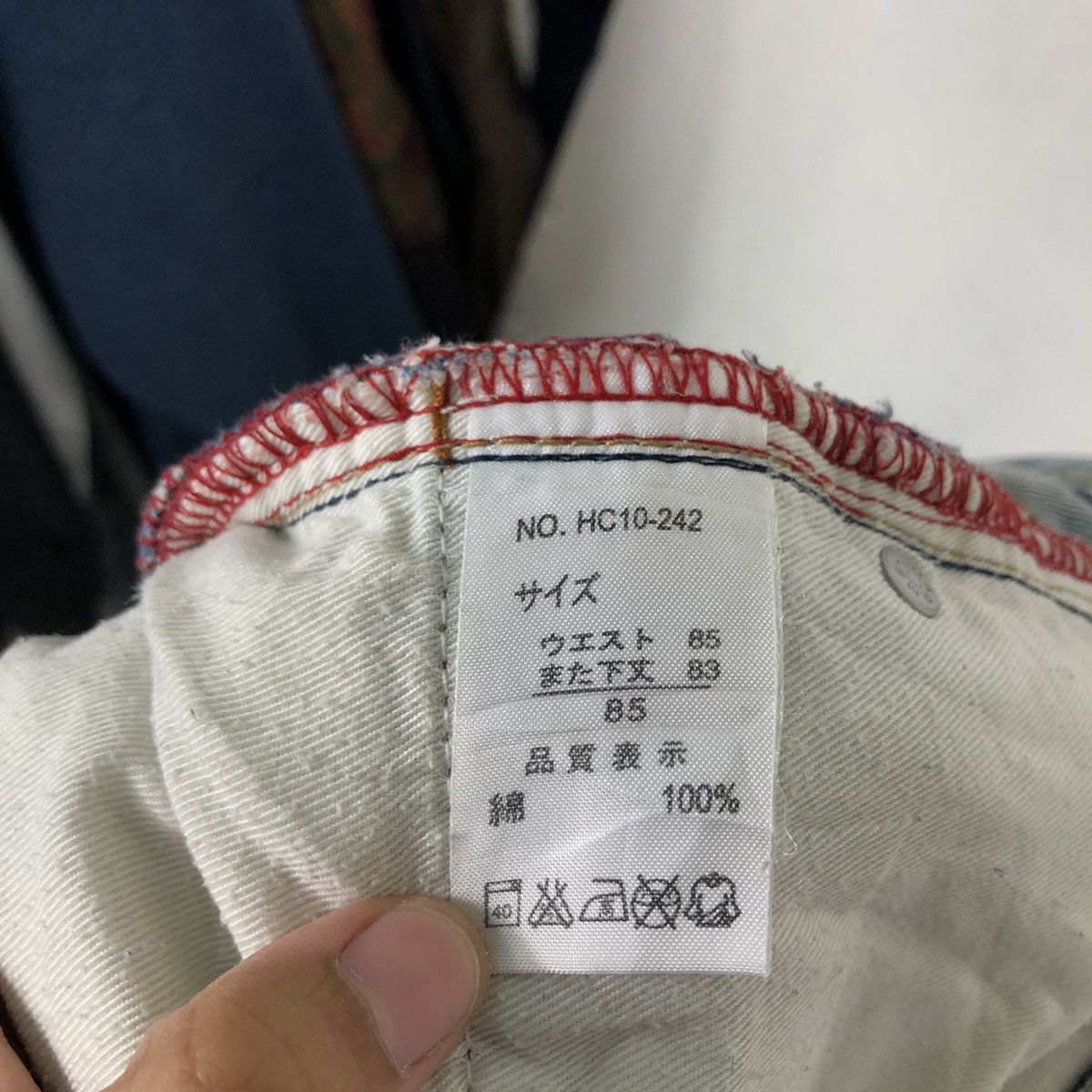 Japanese Brand 🔥RARE PUNK STYLE DISTRESSED DENIM JEANS ISSEY MIYAKE JAPAN Size US 34 / EU 50 - 14 Thumbnail