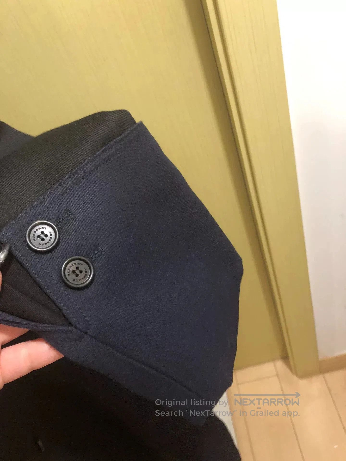 Burberry Burberry Black Wool Long Coat. Size S / US 4 / IT 40 - 3 Thumbnail