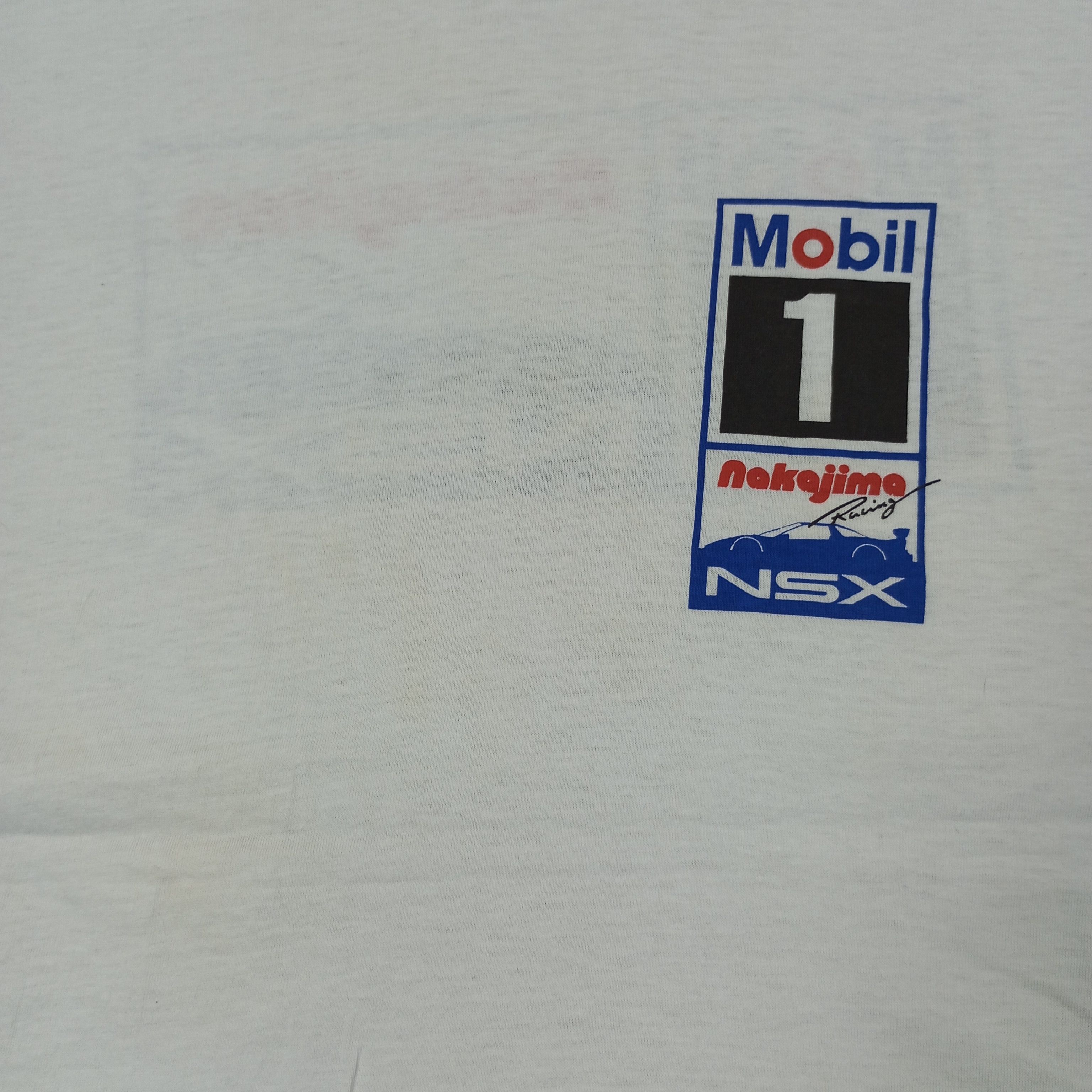 Japanese Brand Mobil 1 Nakajima NSX Motorsports Tshirt c239n39 Size US M / EU 48-50 / 2 - 4 Thumbnail