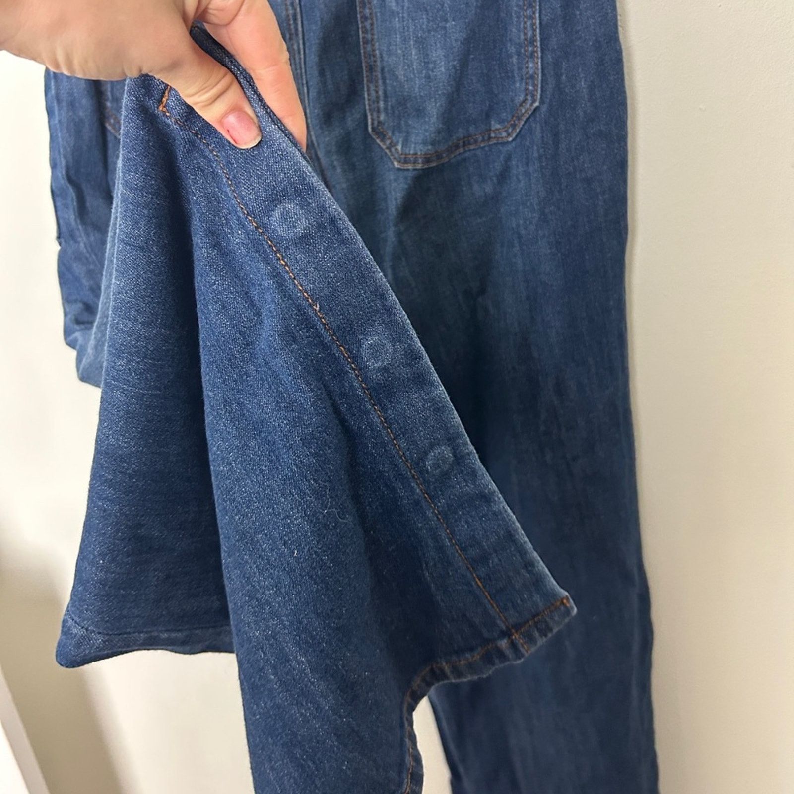 Anthropologie Anthropologie Pilcro & The Letterpress Wide Leg Snap Jeans Size 25" / US 0 / IT 36 - 5 Thumbnail