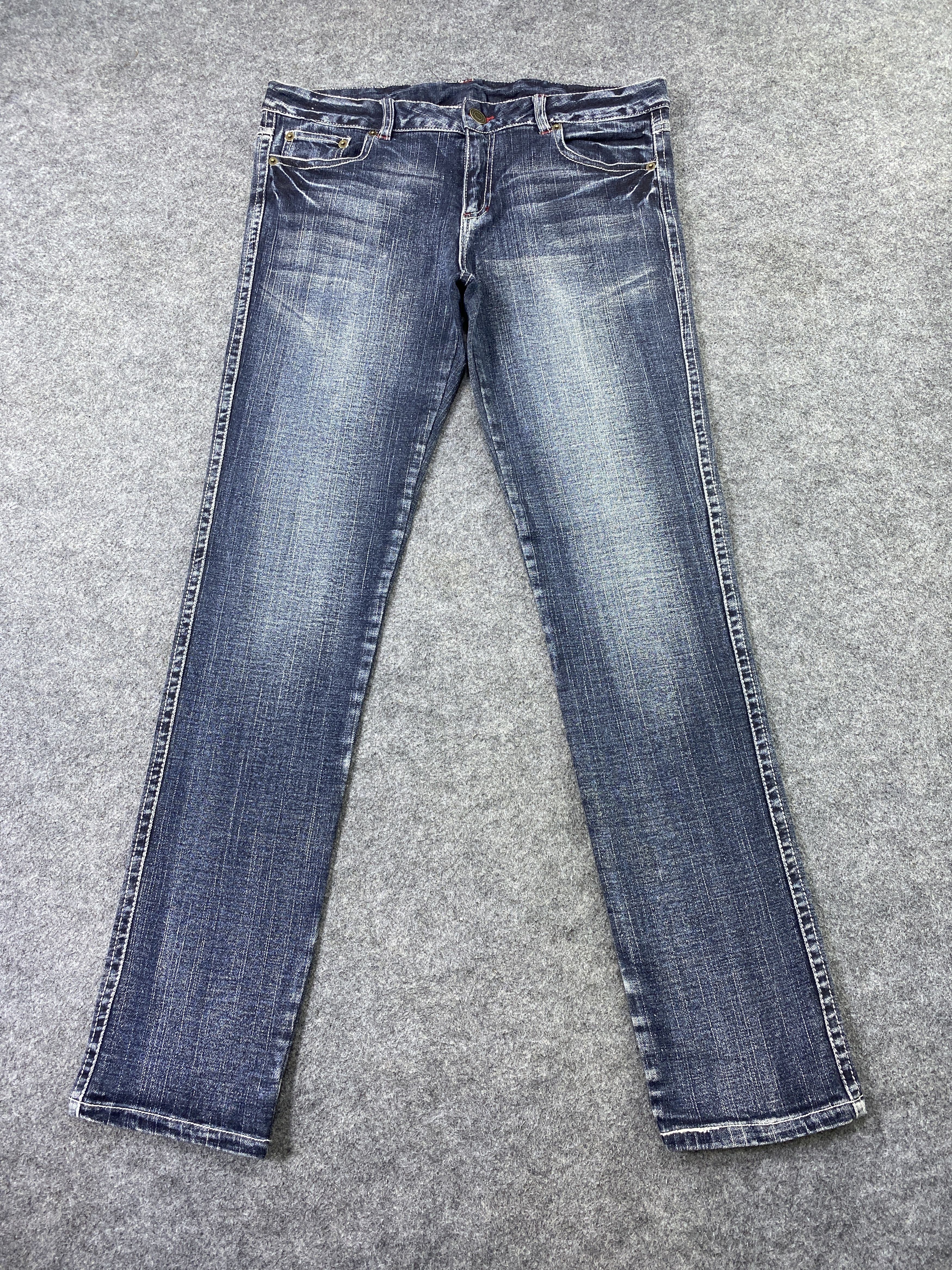 Japanese Brand Japanese Brand Blue Wash Jeans - J1100 Size US 33 - 2 Thumbnail
