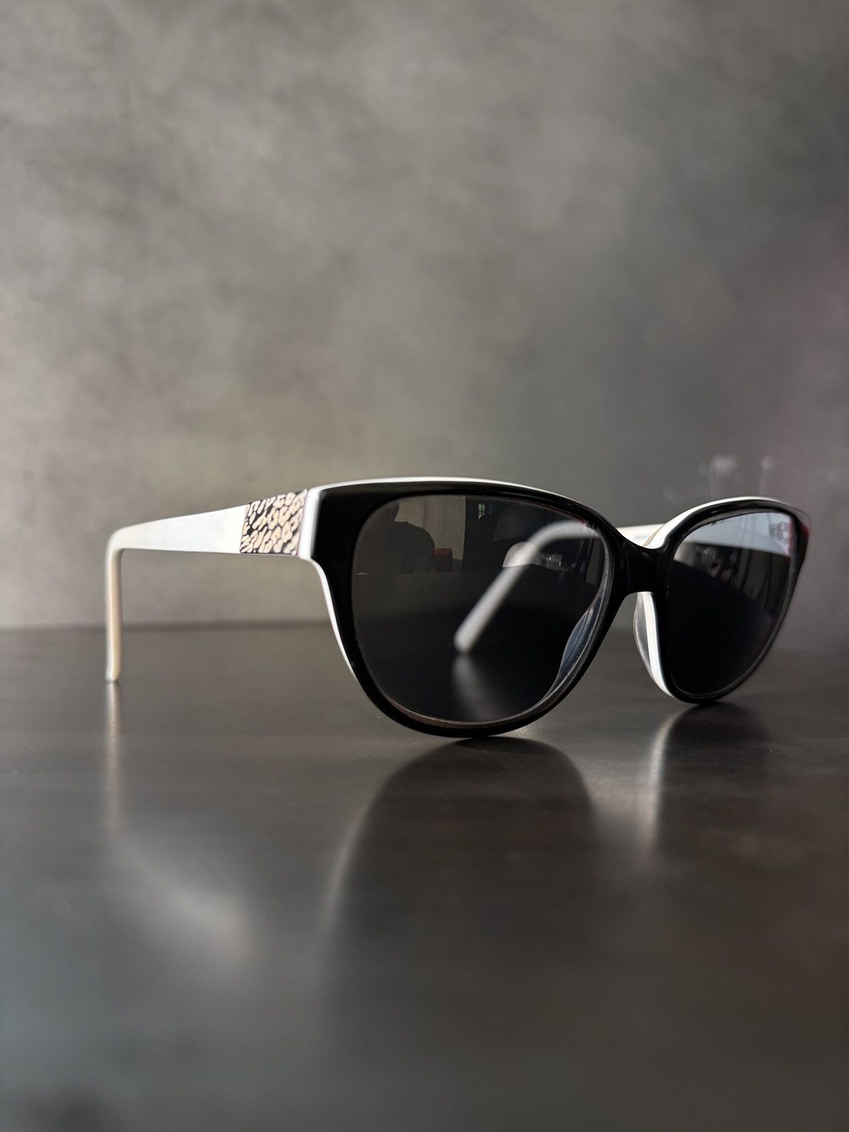 Japanese Brand Mizyake Eyeglasses Made in Japan Elephant Print Y2K 2000s Size ONE SIZE - 2 Thumbnail