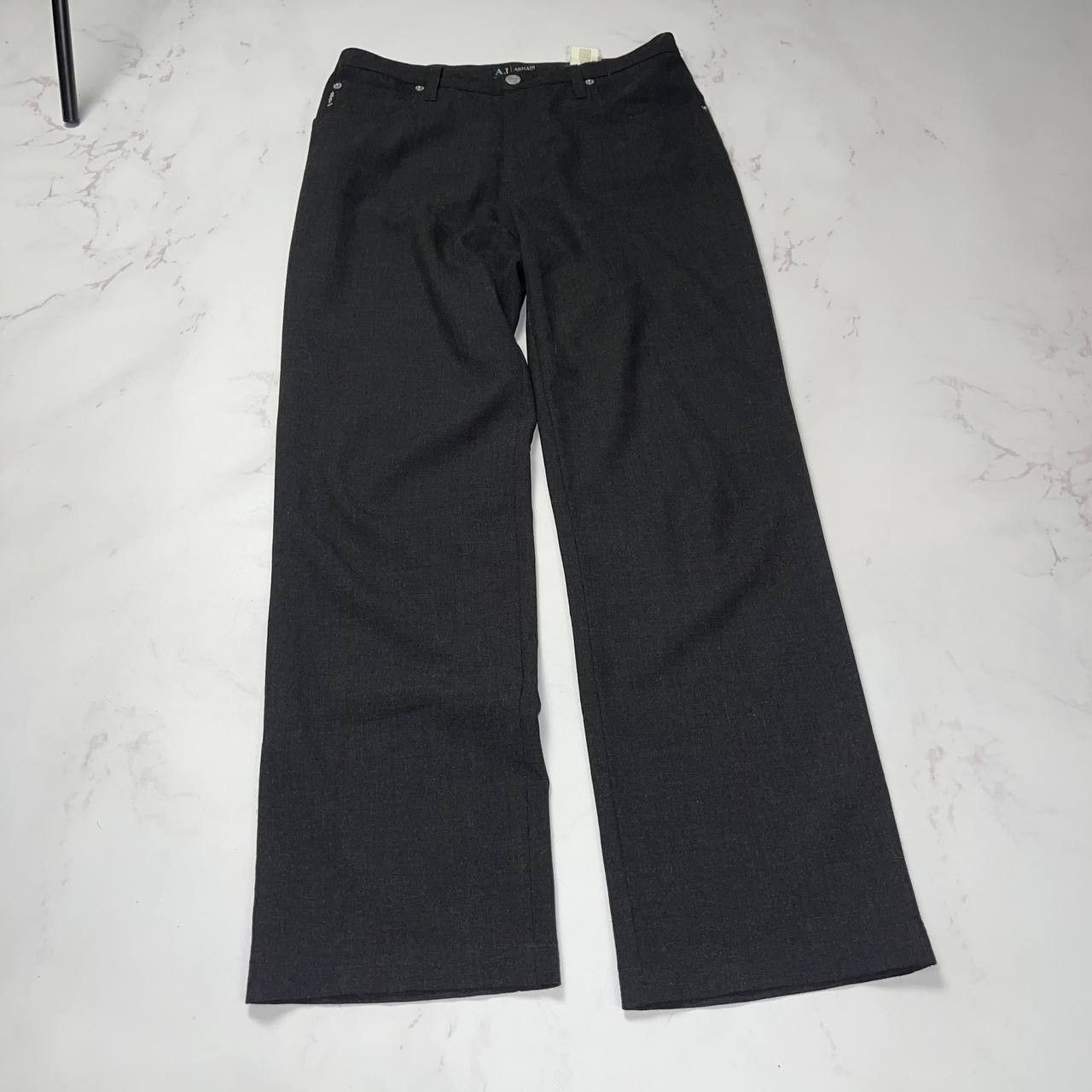 Armani Armani Comfort Classic Pants Metal Logo Size 30 Vintage Size US 30 / EU 46 - 3 Thumbnail