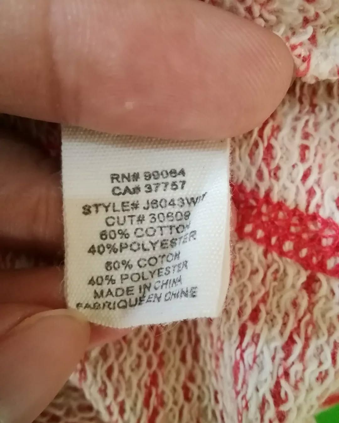 Billabong Billabong Striped Red and White Hoodie Size M / US 6-8 / IT 42-44 - 5 Thumbnail
