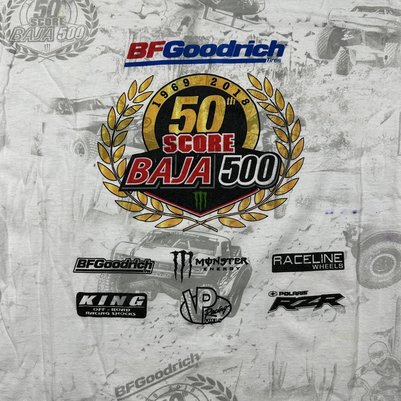 Other BFGoodrich Mens T-shirt Large White Baja 500 Racing Graphic Size US L / EU 52-54 / 3 - 5 Thumbnail
