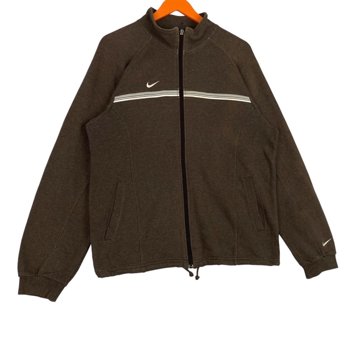 Nike × Vintage Vintage Nike Full Zip Small Embroided Logo Turtleneck Size US M / EU 48-50 / 2 - 3 Thumbnail