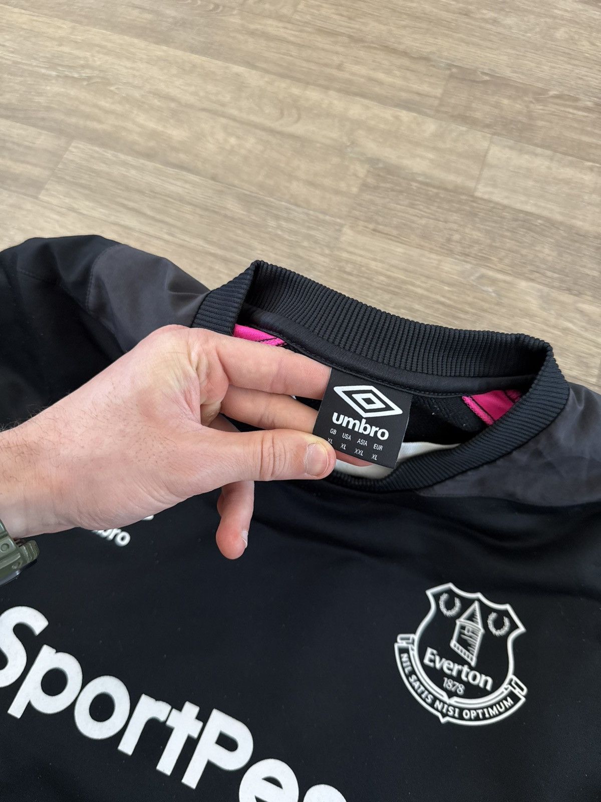 Umbro Everton Y2K Track Soccer Football Blokecore Sweatshirt Size US L / EU 52-54 / 3 - 8 Thumbnail