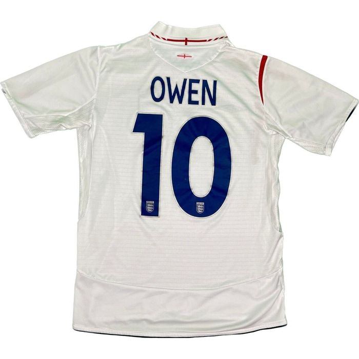 Umbro 05' England Owen Soccer Jersey | Grailed