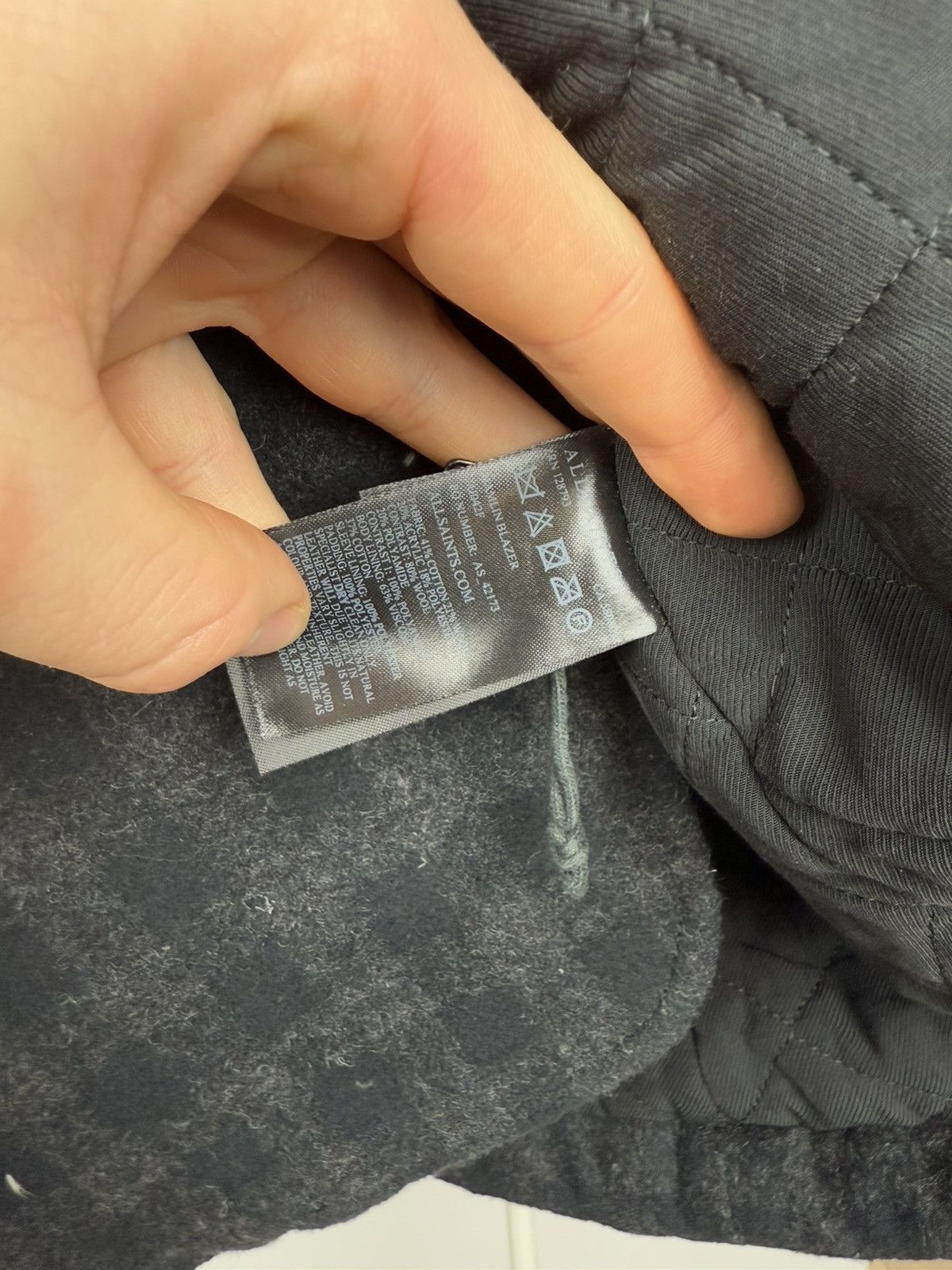 Allsaints × Vintage AllSaints B Bomber Jacket Sherpa Size US M / EU 48-50 / 2 - 8 Thumbnail