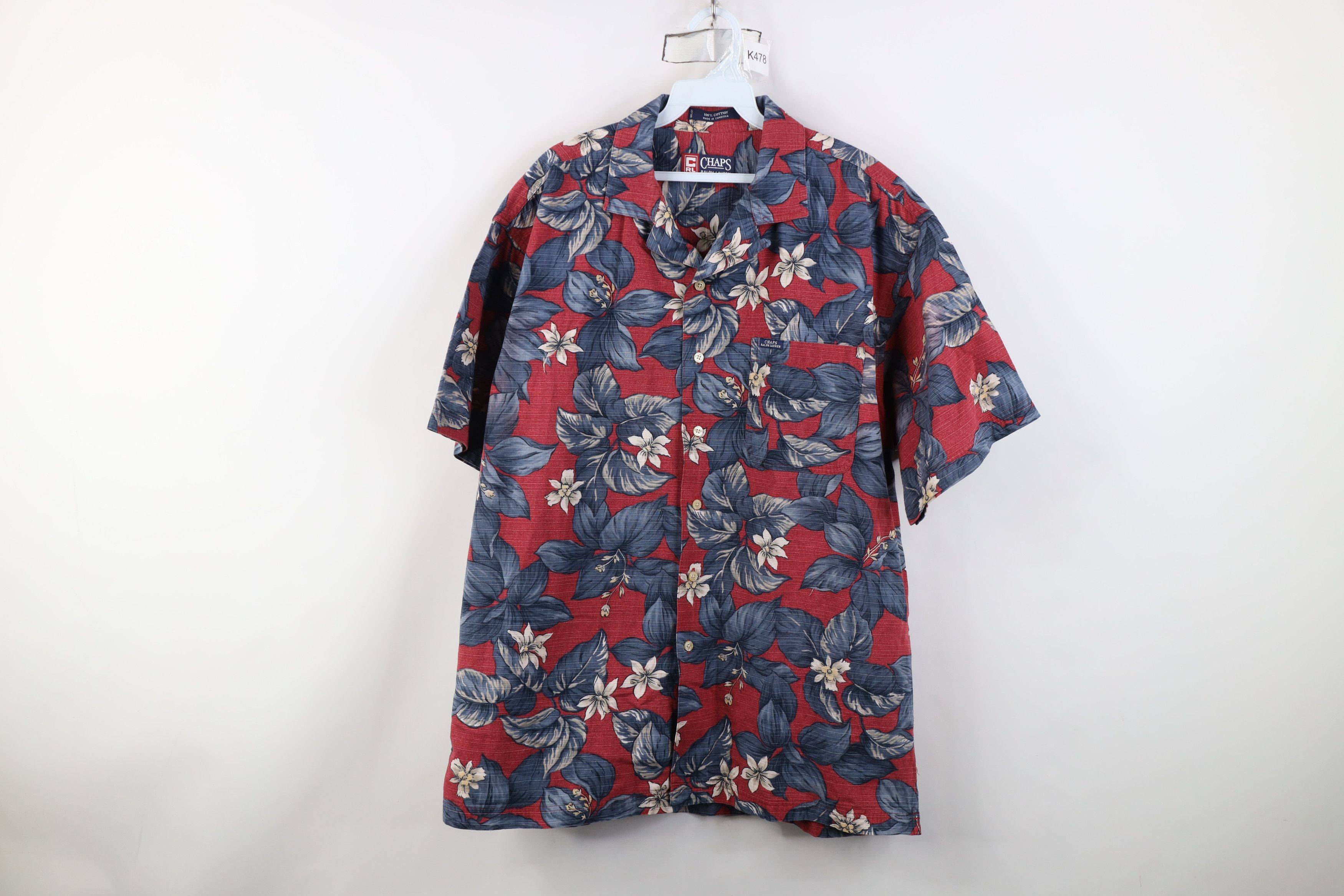 Ralph Lauren Vintage 90s Chaps Ralph Lauren Looped Collar Hawaiian Shirt Size US L / EU 52-54 / 3 - 1 Thumbnail