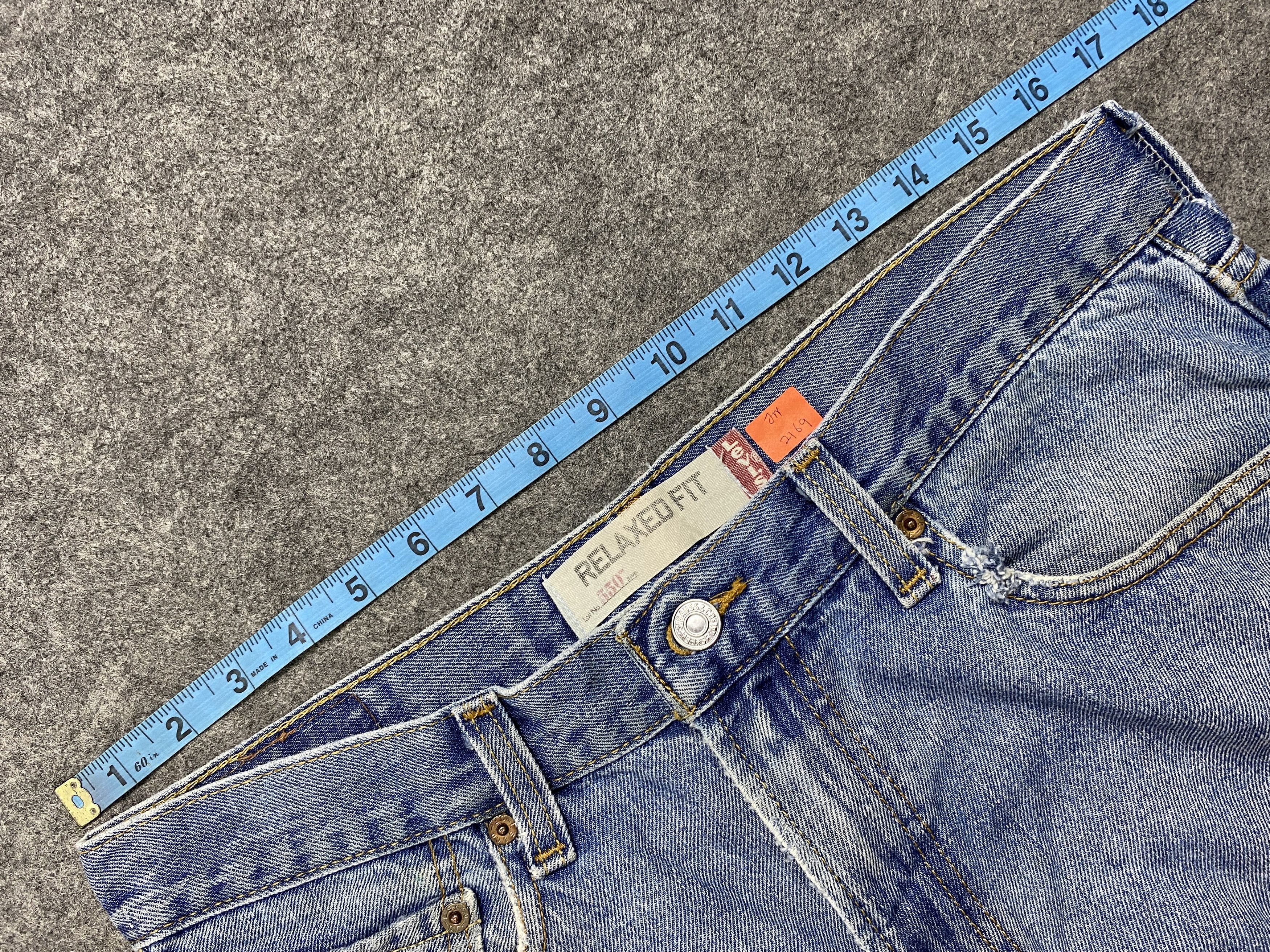 Levi's Blue Wash Vintage Levi's 550 Jeans 33x28.5 Denim -JN2169 Size US 33 - 5 Thumbnail