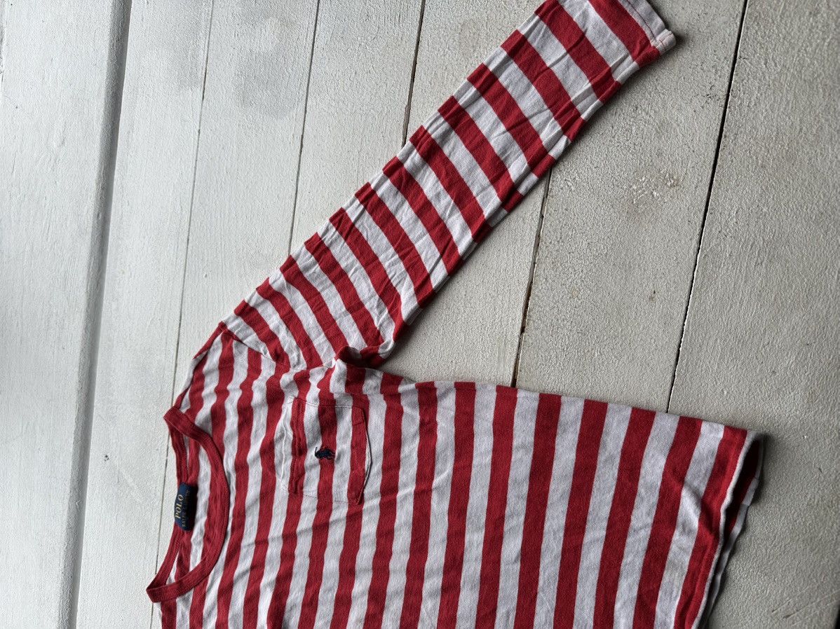 Denim & Supply Ralph Lauren × Vintage 🚨VNTG RALPH LAUREN MARINE STRIPED LONGSLEEVE TANK TOP Size M / US 6-8 / IT 42-44 - 3 Thumbnail