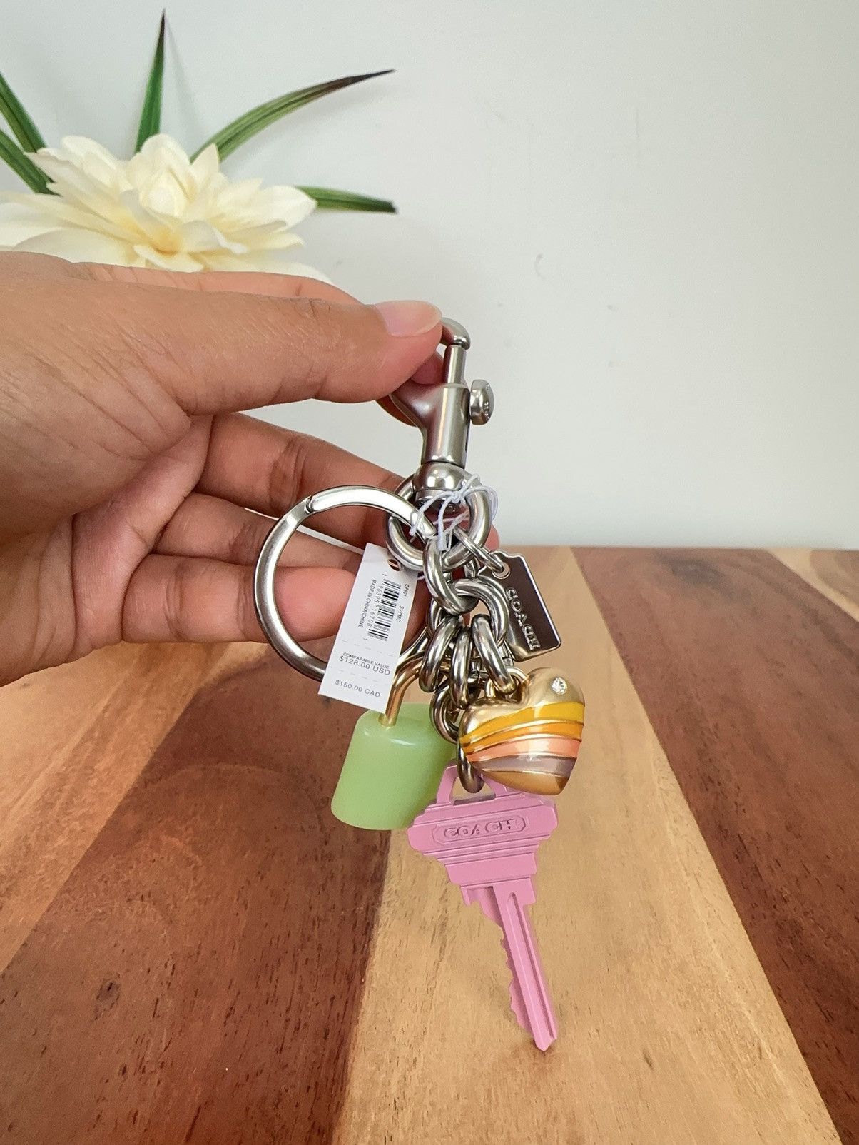 Coach NWT Coach Key Cluster Bag Charm Size ONE SIZE - 3 Thumbnail