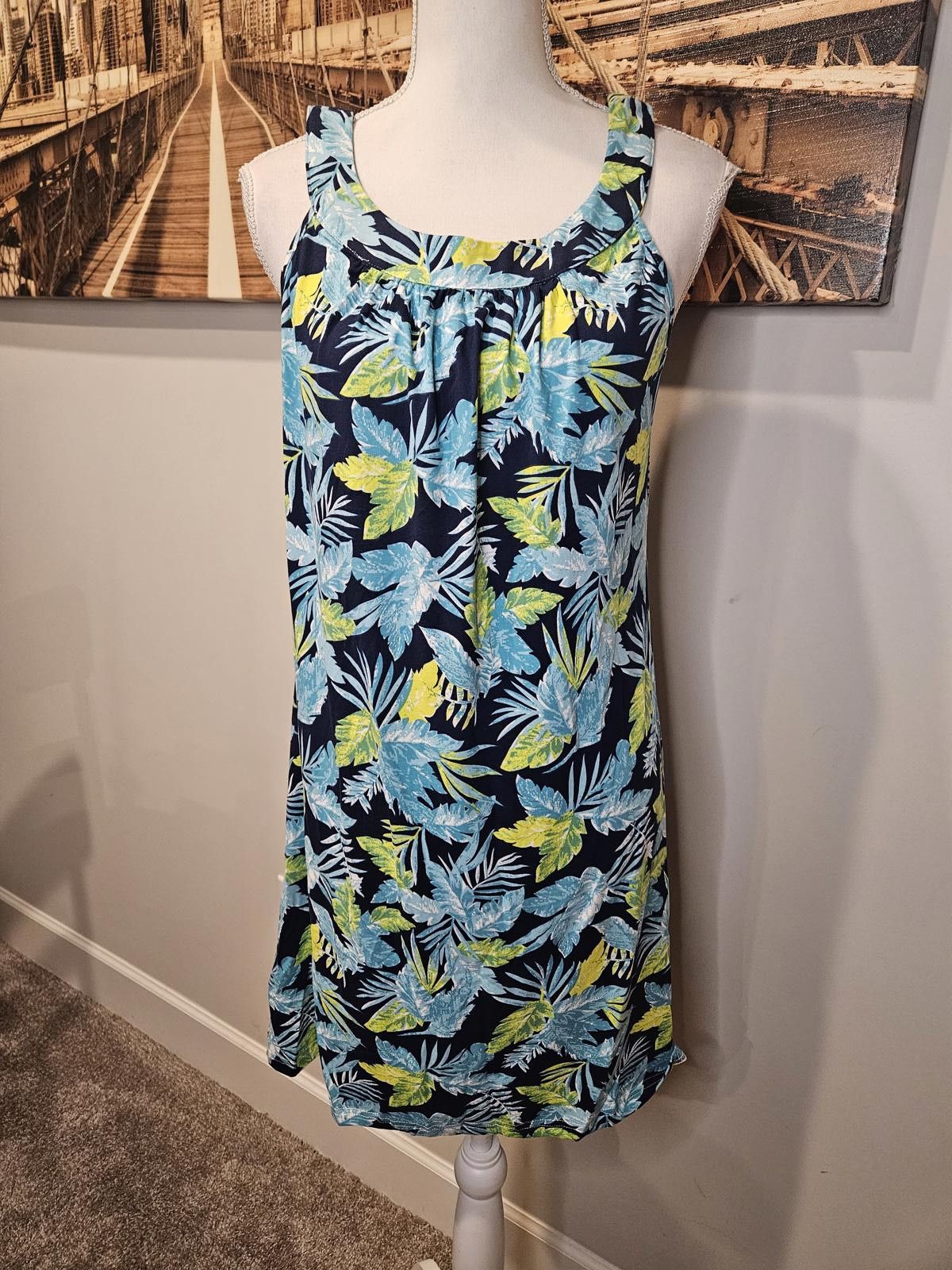 Designer Nwt Bluetime Women's Super Soft Tropical Sundress - #33 Size ONE SIZE - 1 Thumbnail