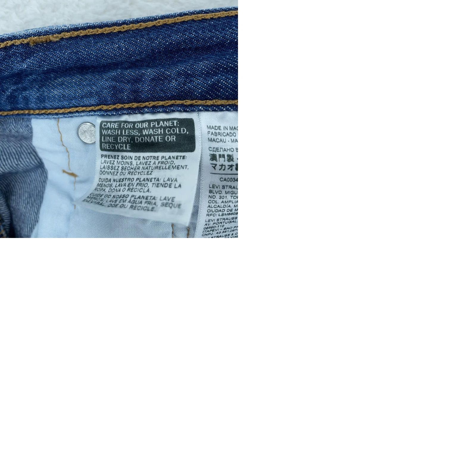 Levi's Levi's 501 Denim Cutoff Shorts Size 30 High Rise Distressed Frayed Medium Wash Denim Men Shorts 501 Distressed Pockets Vintage No Mens Size US 30 / EU 46 - 10 Thumbnail