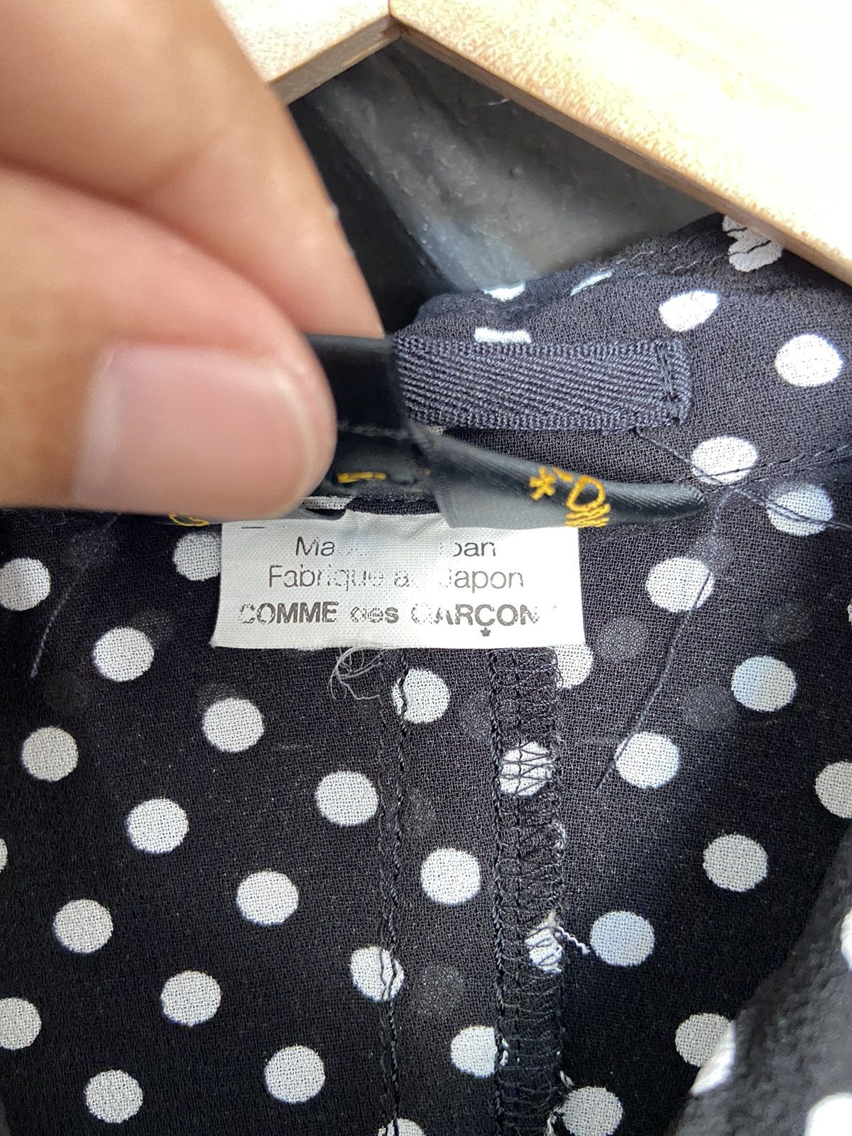 Comme des Garcons Comme des Garcons • mini polka dots cape shirt Size XS / US 0-2 / IT 36-38 - 5 Thumbnail