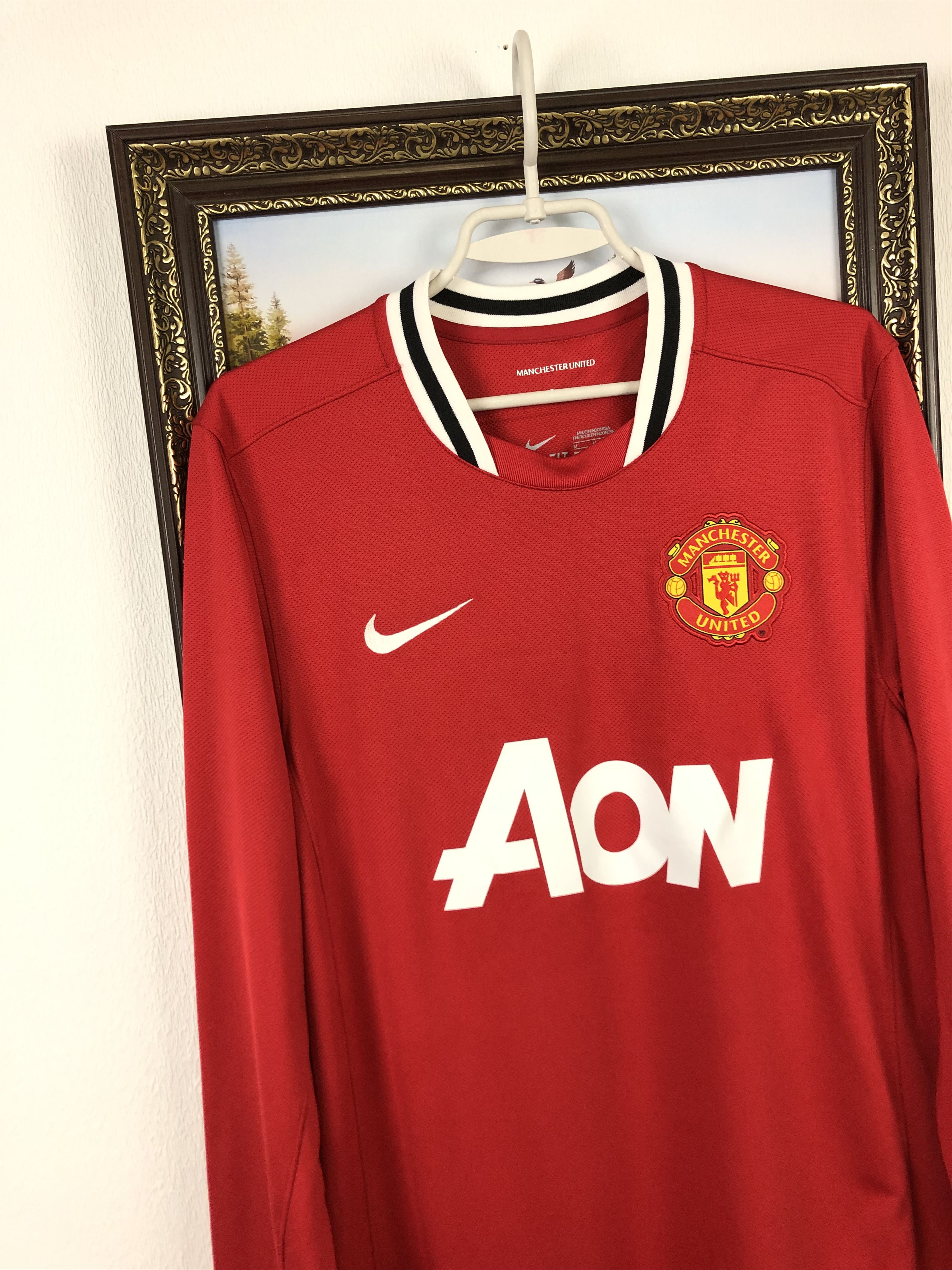 Nike Manchester United football shirt 2011 Long Sleeve Jersey Size US M / EU 48-50 / 2 - 3 Thumbnail