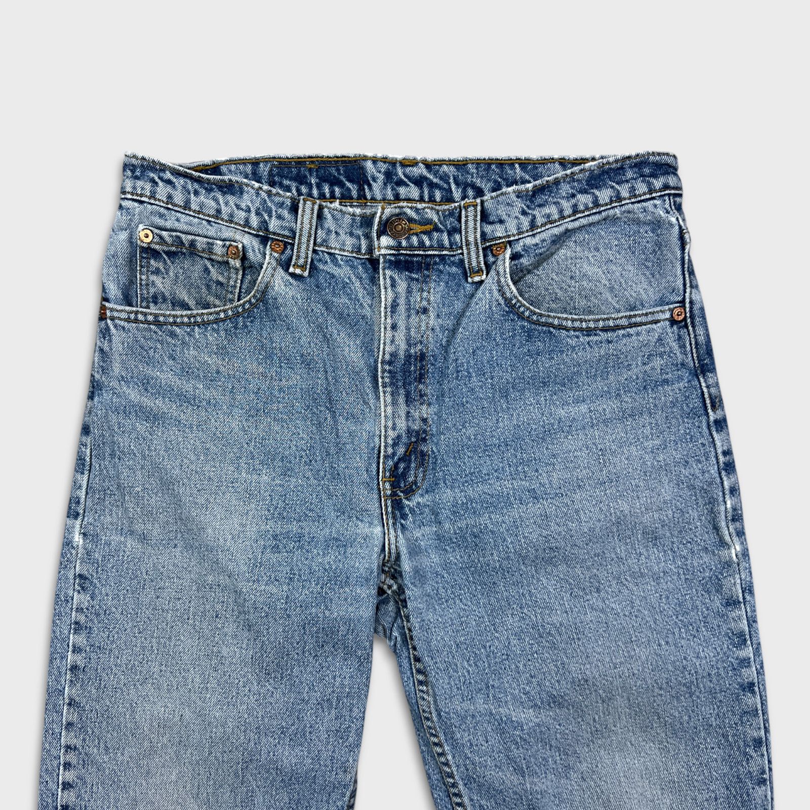 Levi's × Vintage VTG Levi's 512 Jeans 34x30 Slim Straight Leg Denim 90s Pants Size US 34 / EU 50 - 2 Thumbnail