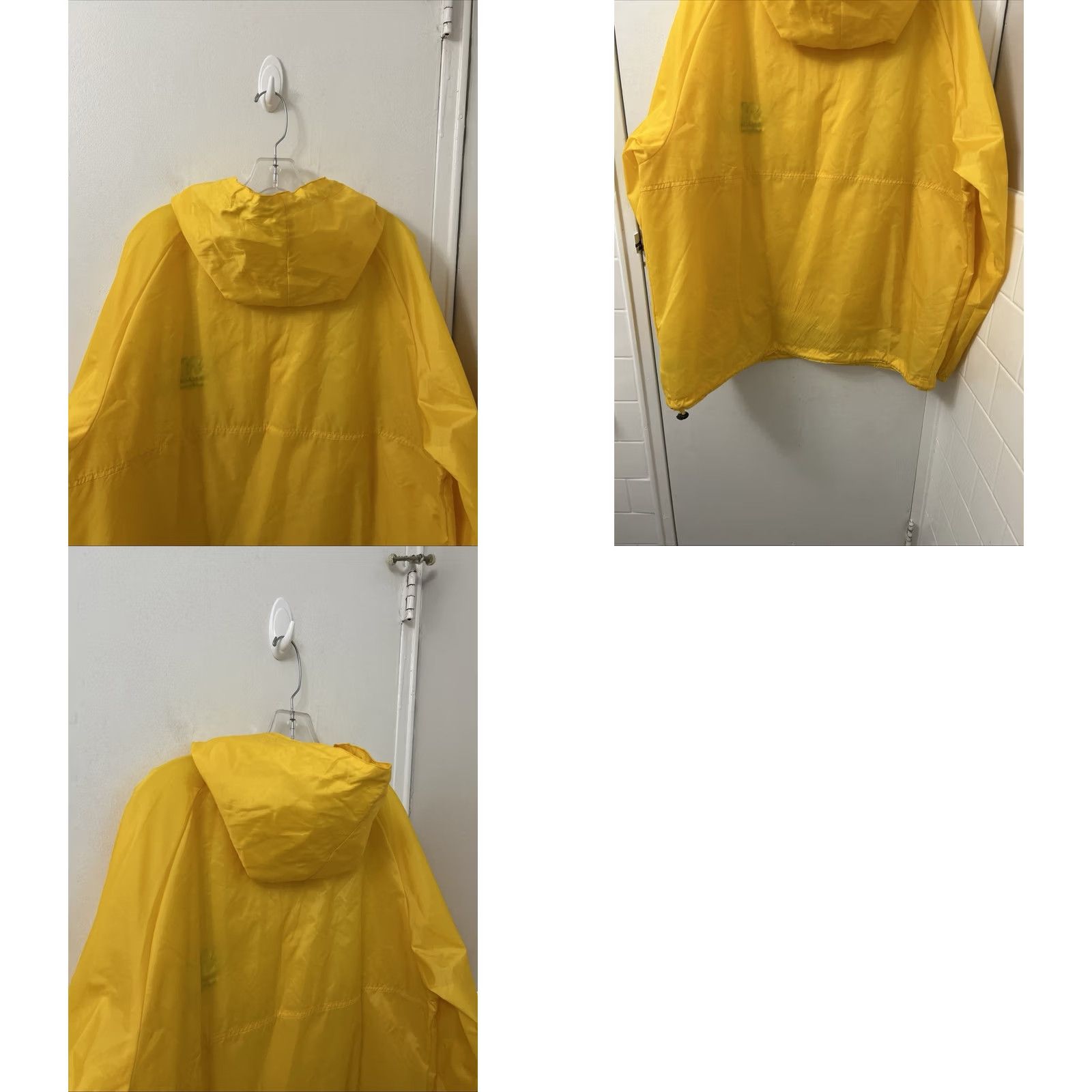 Vintage Harriton Jacket Mens L Yellow MIT MBA Finance Track Anorak Zip Hooded Packable Lightweight Water-Resistant Bar—Embroidered Logo Size US L / EU 52-54 / 3 - 8 Thumbnail