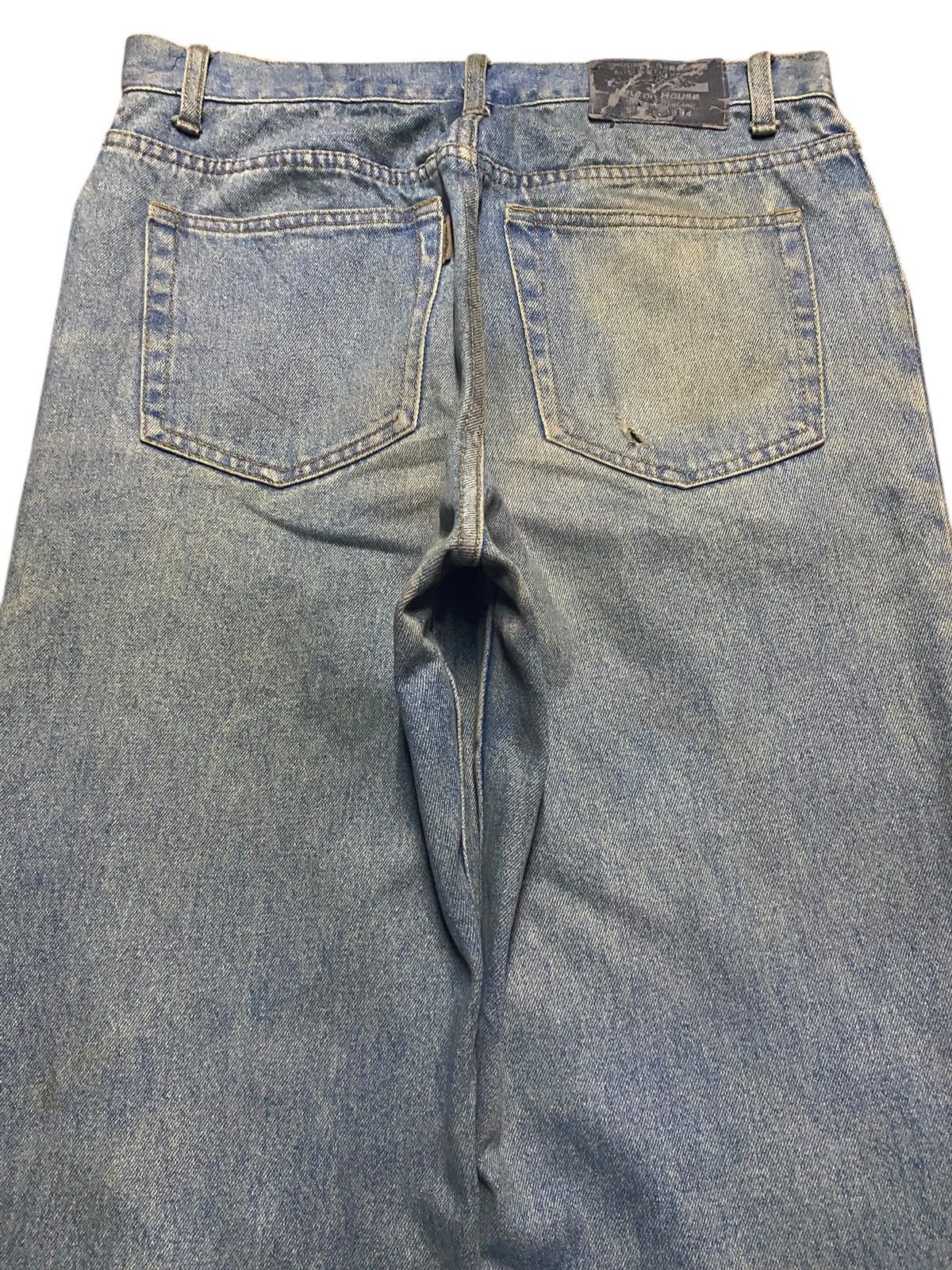 Japanese Brand Vtg Japanese Brand Grunge Mud Wash Distressed Loose Jeans Size US 32 / EU 48 - 4 Thumbnail