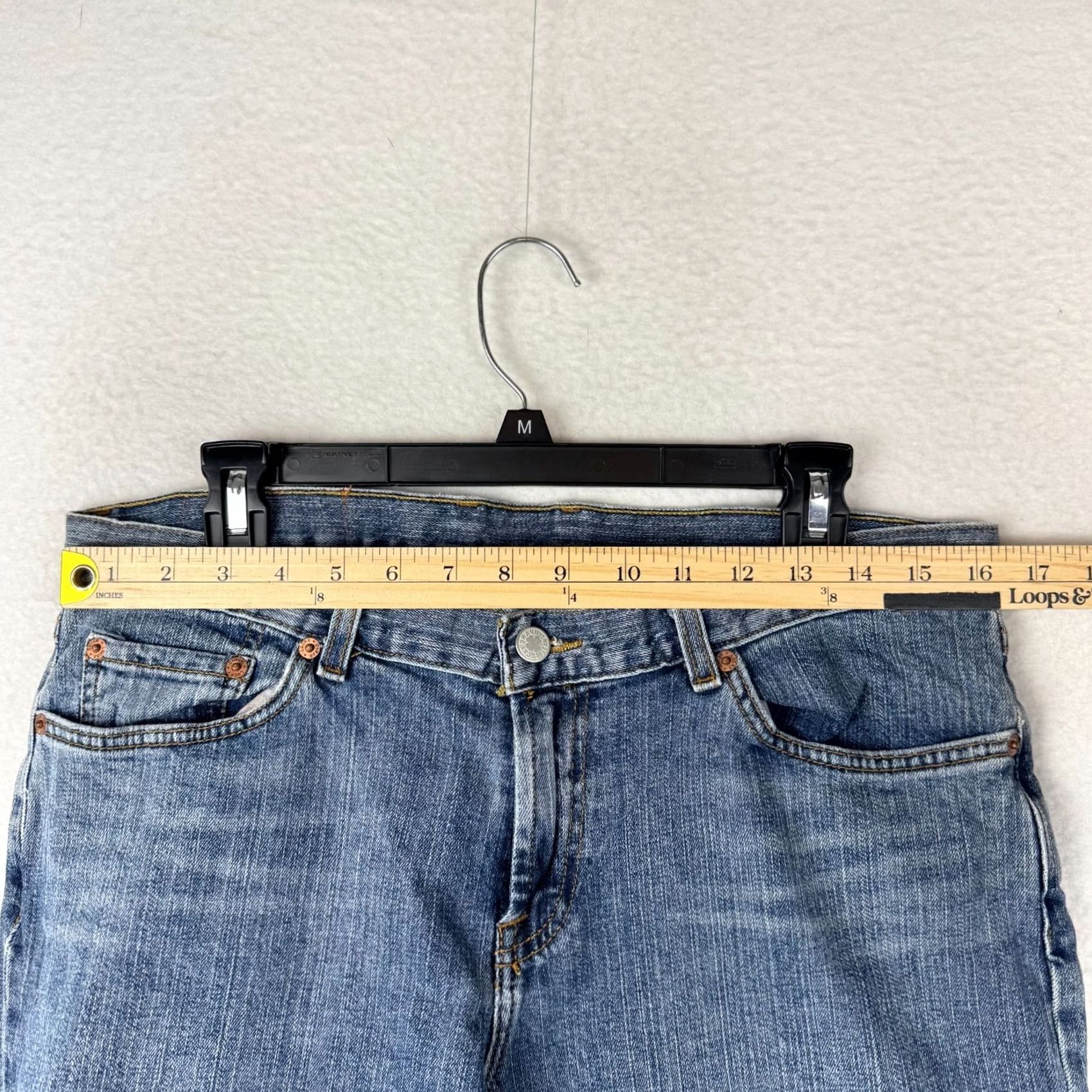 Lucky Brand VINTAGE Lucky Brand Dungarees Jeans Women 14 32x32 Mid Rise Bootcut 5-Pocket Denim Blue Y2K Size 36" / US 14 / IT 50 - 6 Thumbnail