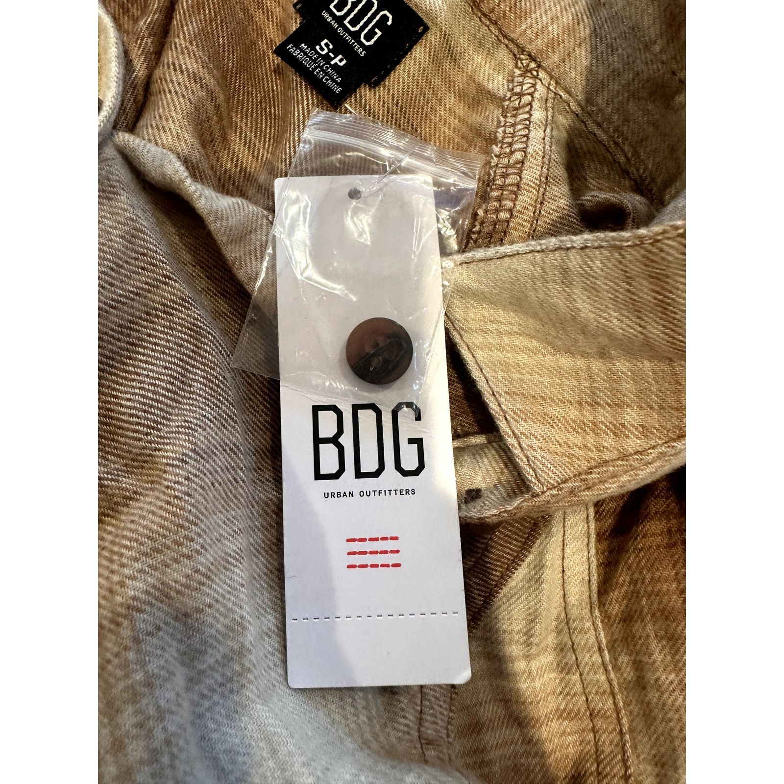 Bdg BDG Urban Outfitters Plaid High Low Button Up Brown Cream S Size S / US 4 / IT 40 - 8 Thumbnail