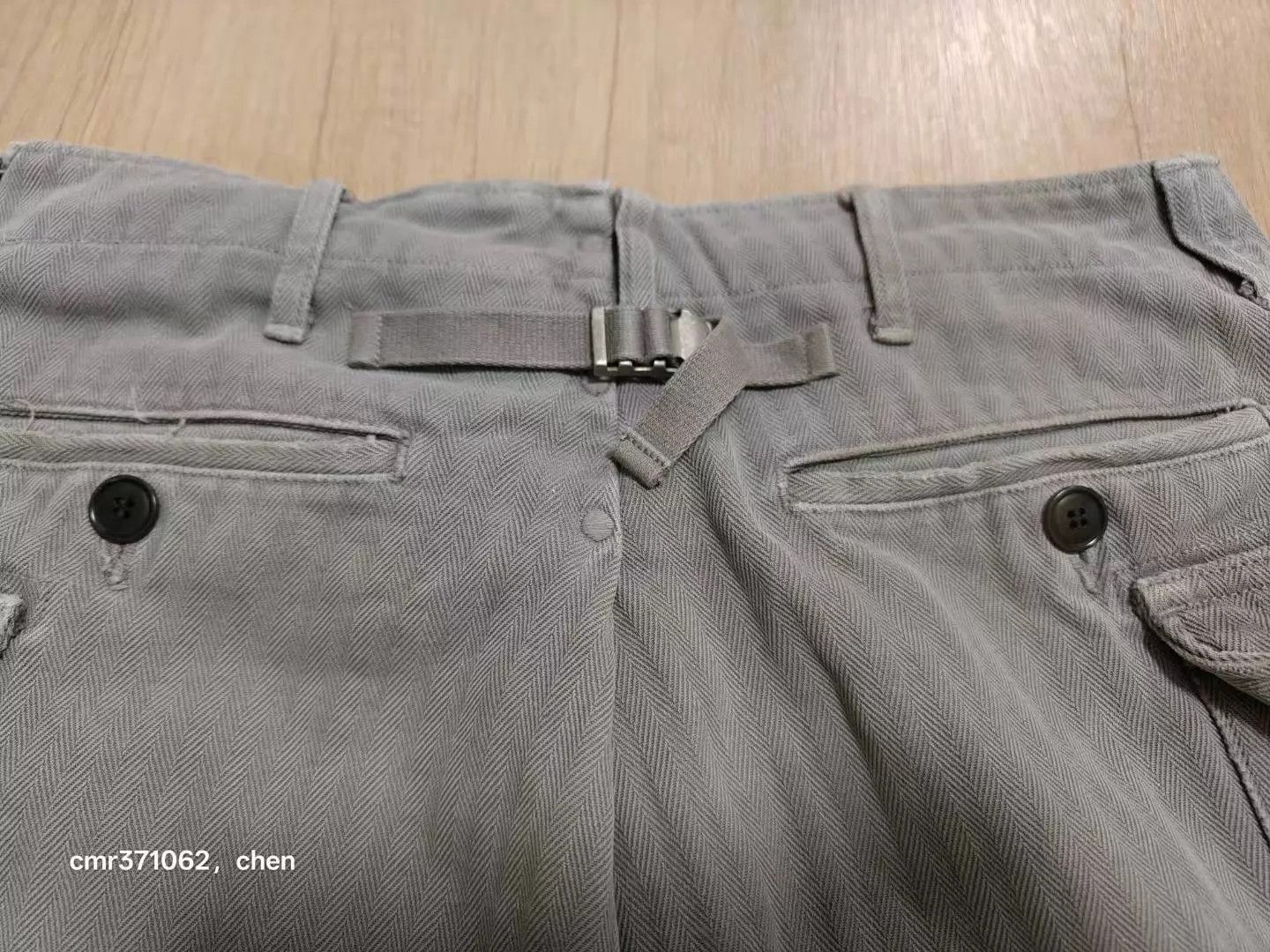 Visvim visvim 19AW Veterans Crash Shorts Grey 1 Distressed Fishbone Size US 30 / EU 46 - 6 Thumbnail