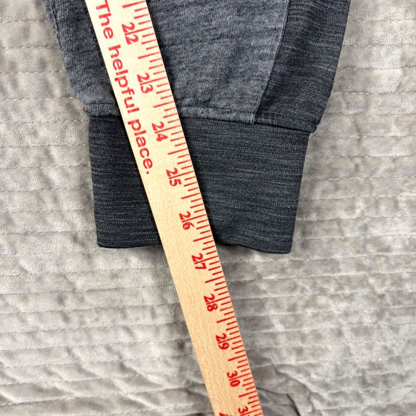 Lululemon Lululemon Scuba Jogger Heathered Gray Sweatpants Size 8 High Rise Zip Pocket Womens Pants Regular 32x27 Fleece Comfort Pockets Logo Size 24" / US 00 / IT 34 - 4 Thumbnail