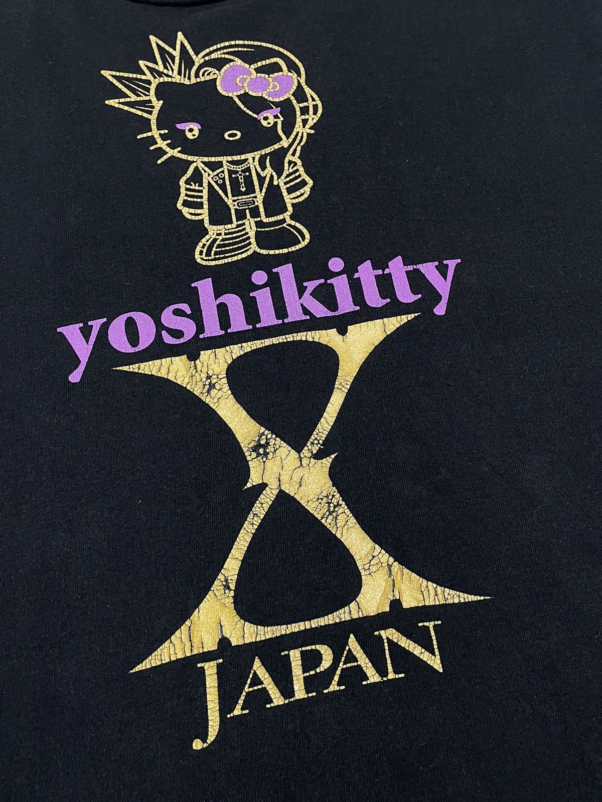 Anime × Band Tees × Japanese Brand Yoshikitty x Japan Sanrio Band Hello Kitty Size US XXS / EU 40 - 5 Thumbnail