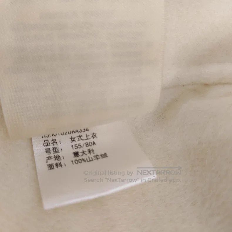 Hermes Hermes White Short Cashmere Coat Size XXS / US 00 / IT 34 - 5 Thumbnail