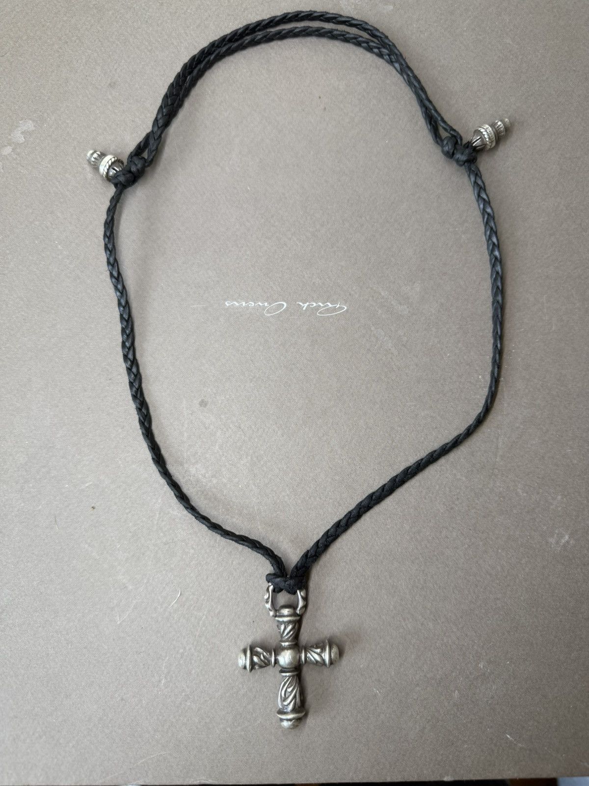 Chrome Hearts Campana Cross Necklace