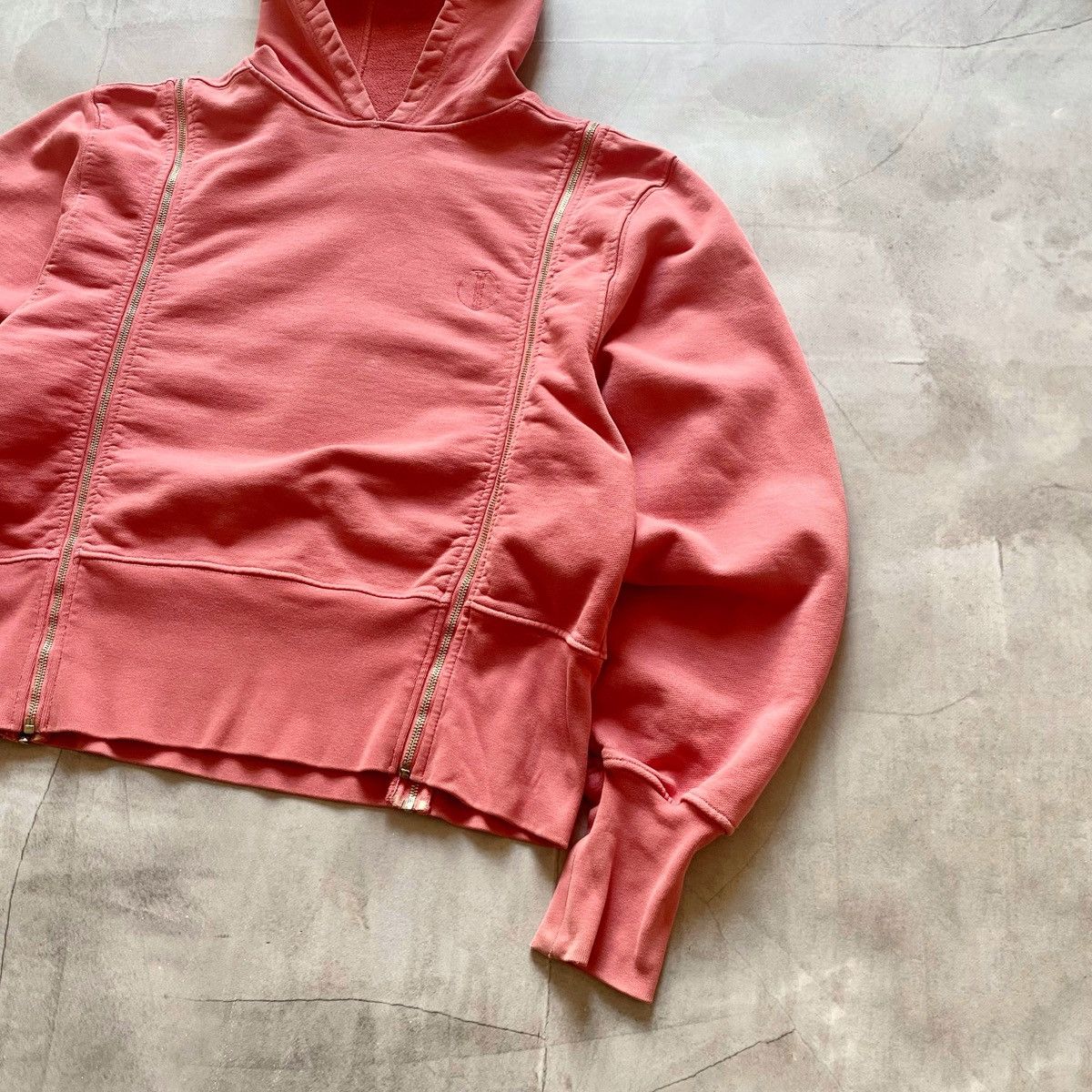 Hysteric Glamour TRE by Natalie Ratabesi Boxy Hoodie Zip-Off Sleeves RRP 699£ Size M / US 6-8 / IT 42-44 - 4 Thumbnail