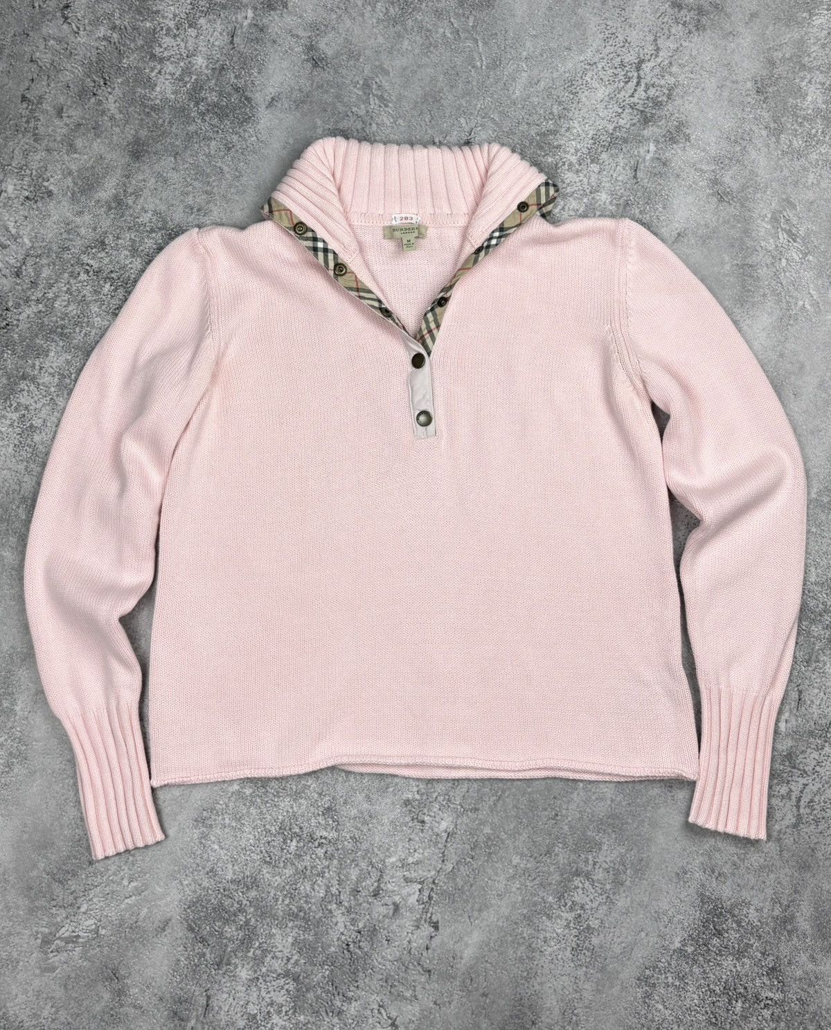 Burberry Burberry Brit Cropped Cardigan Sweater Cotton Women's size S Size S / US 4 / IT 40 - 1 Thumbnail