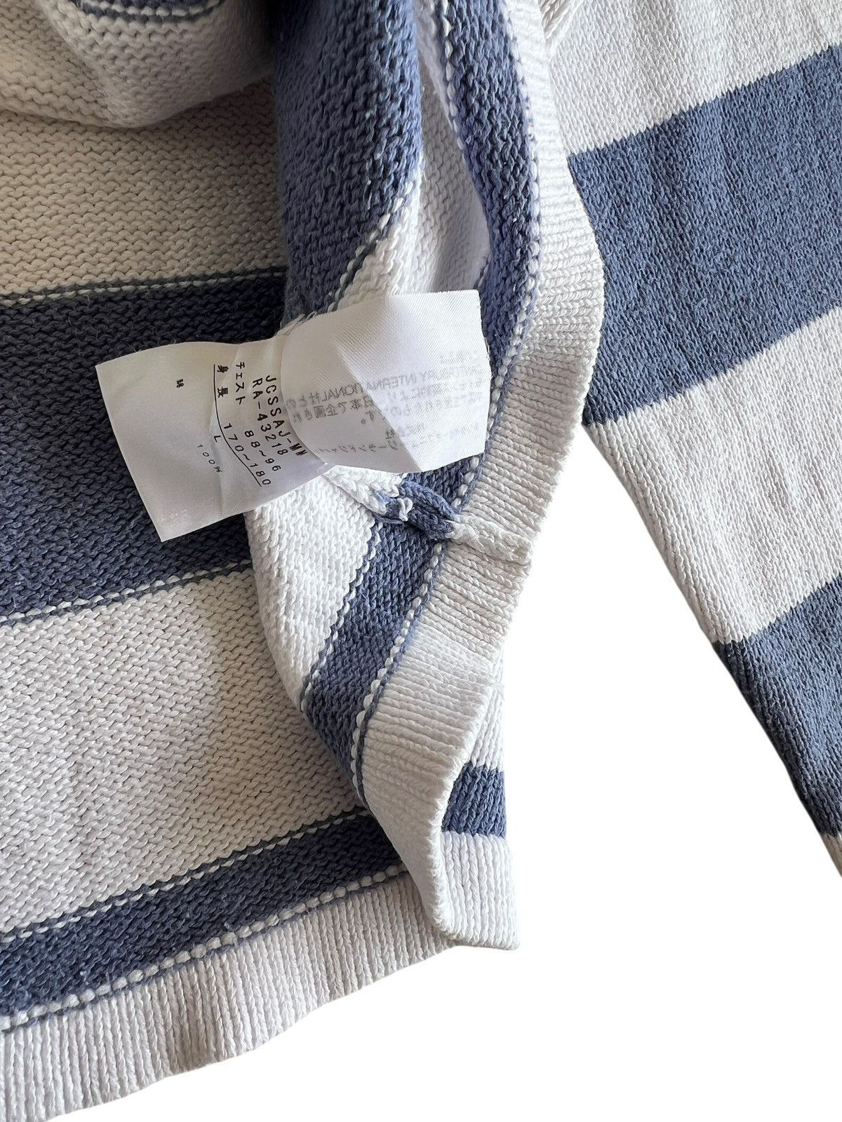 Canterbury of New Zealand Vintage 90s Centerburry Polo Rugby Knitwear Blue White Size US L / EU 52-54 / 3 - 7 Thumbnail