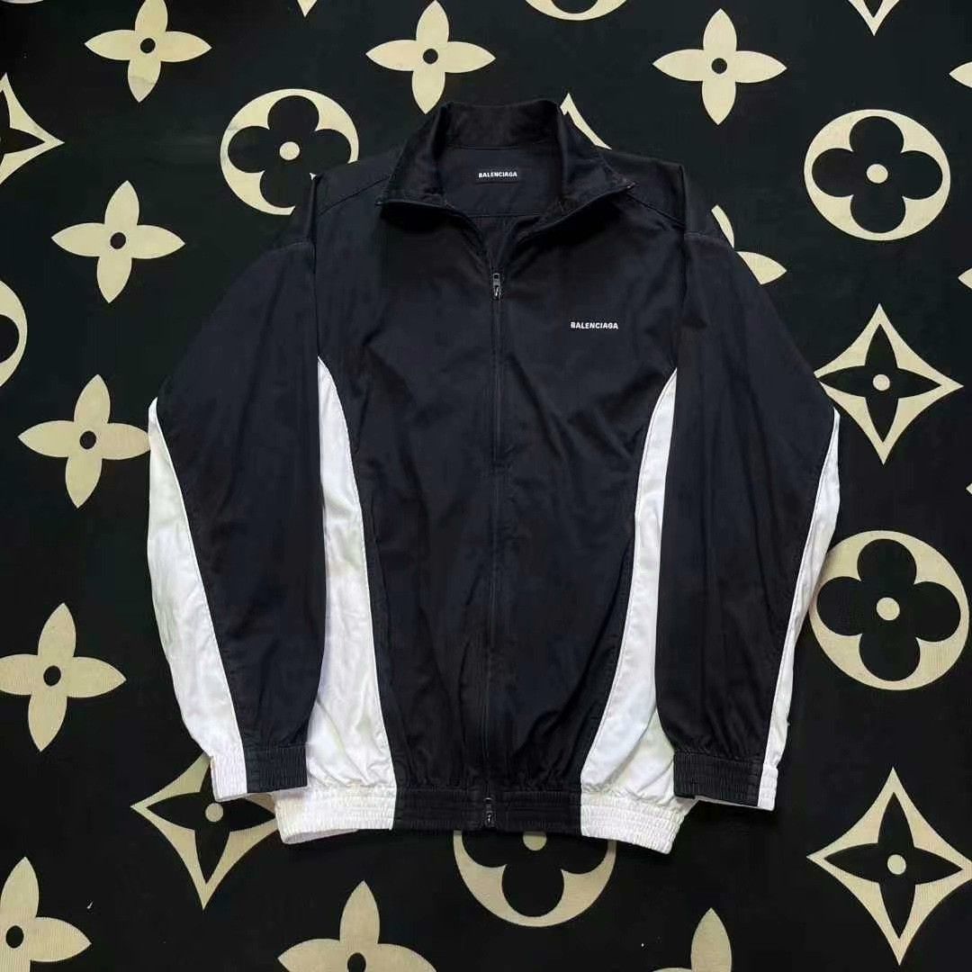 Balenciaga balenciaga color block logo jacket Size US L / EU 52-54 / 3 - 1 Thumbnail