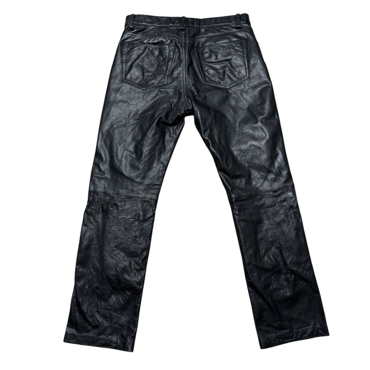 Gap AW2001 GAP LEATHER PANTS Size US 34 / EU 50 - 3 Thumbnail