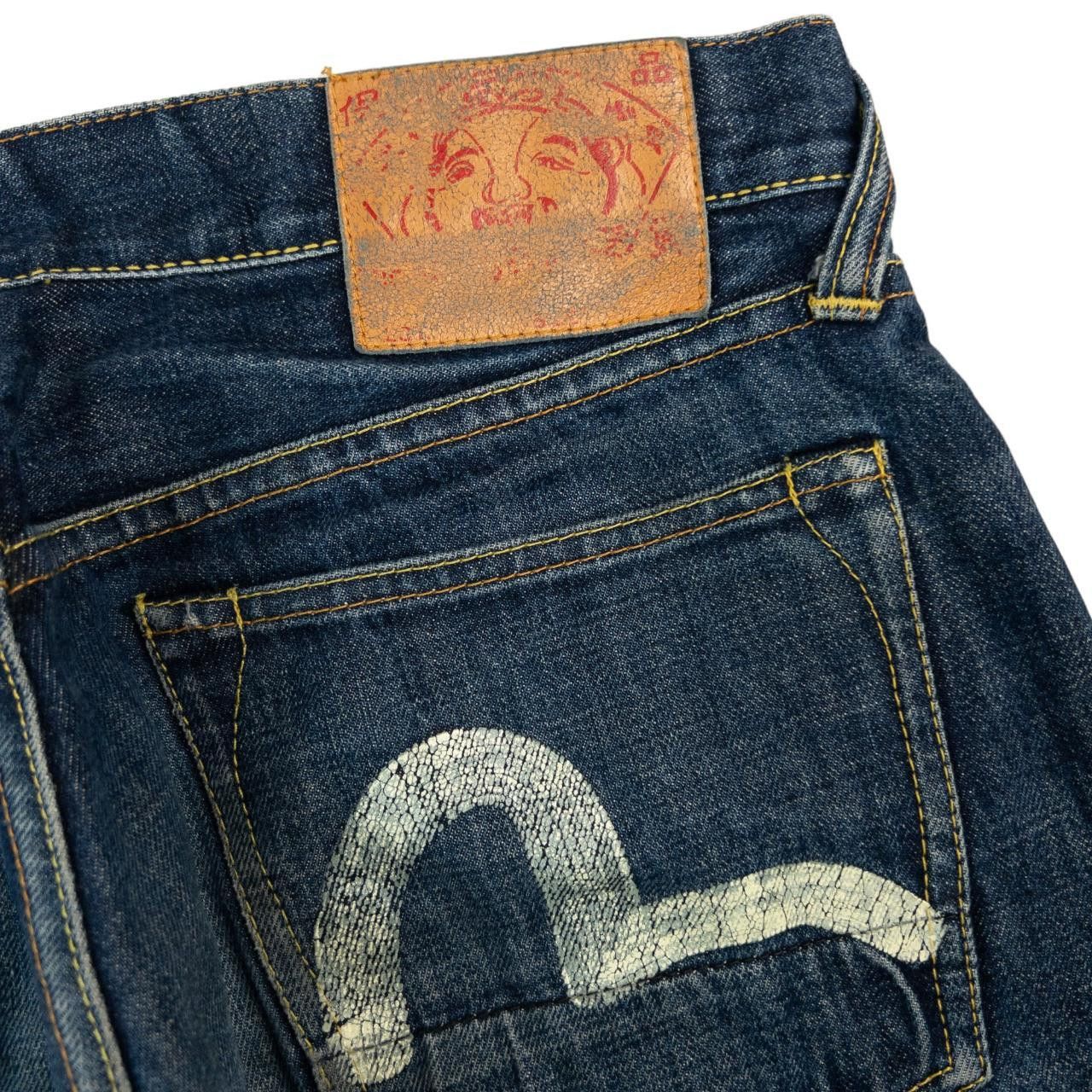 Evisu Vintage Evisu Double Gull Japanese Denim Jeans Size W35 Size US 35 - 6 Thumbnail