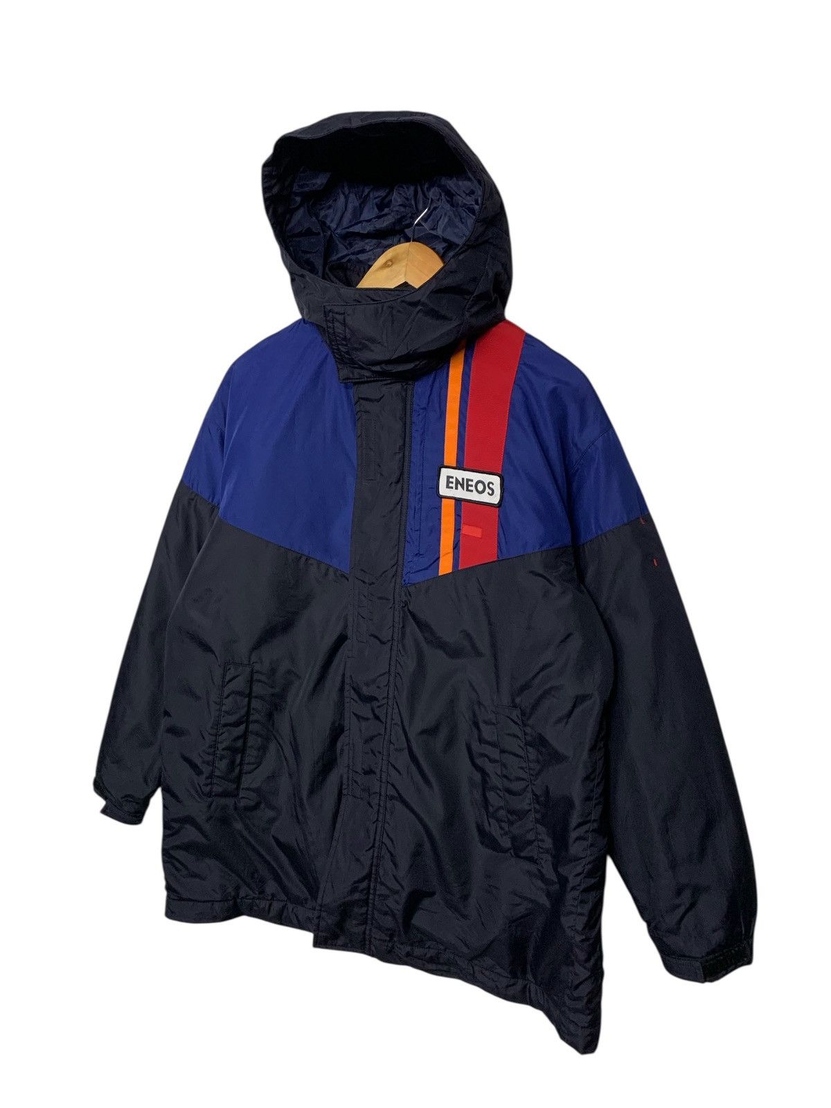 Other Vintage Y2K Eneos "Initial D" Hoodie Zipper Down Windbreaker Size US L / EU 52-54 / 3 - 2 Thumbnail