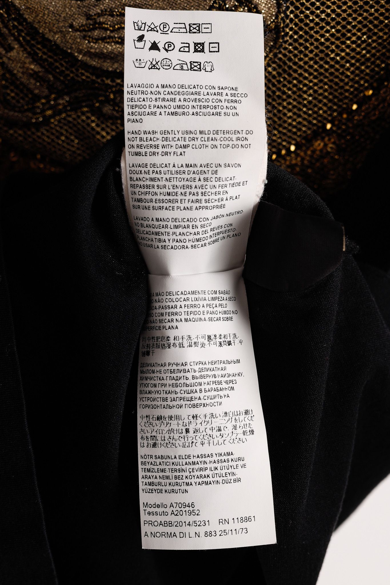 Versace Versace Cotton Jersey Rhinestone & Chainlink Medusa Tee Size L / US 10 / IT 46 - 9 Thumbnail