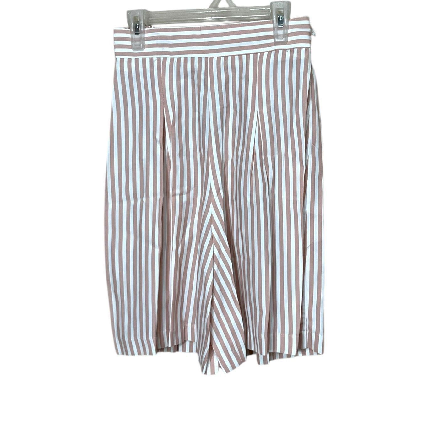 Other Vintage Sitting Pretty Of California 80s Stripped High Waisted Shorts Small NWT Size 26" / US 2 / IT 38 - 1 Thumbnail