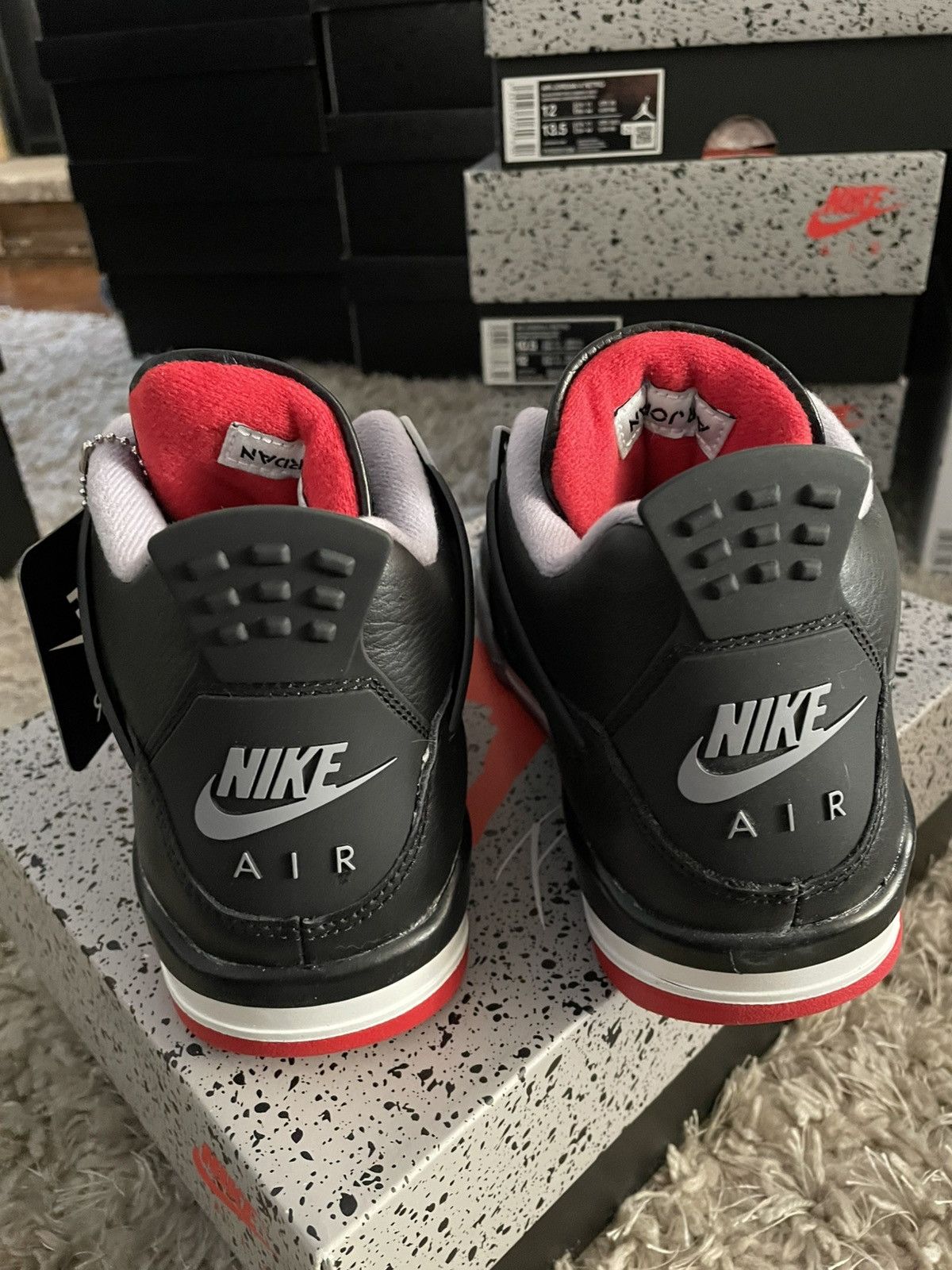 Jordan Brand Jordan 4 Bred Reaimgined Size US 6.5 / EU 39-40 - 6 Thumbnail