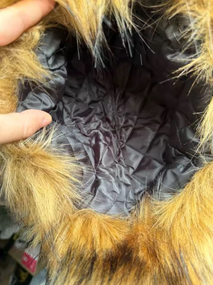 Japanese Brand Real Fur Ushanka Winter Russian Natural Hat Size ONE SIZE - 4 Thumbnail