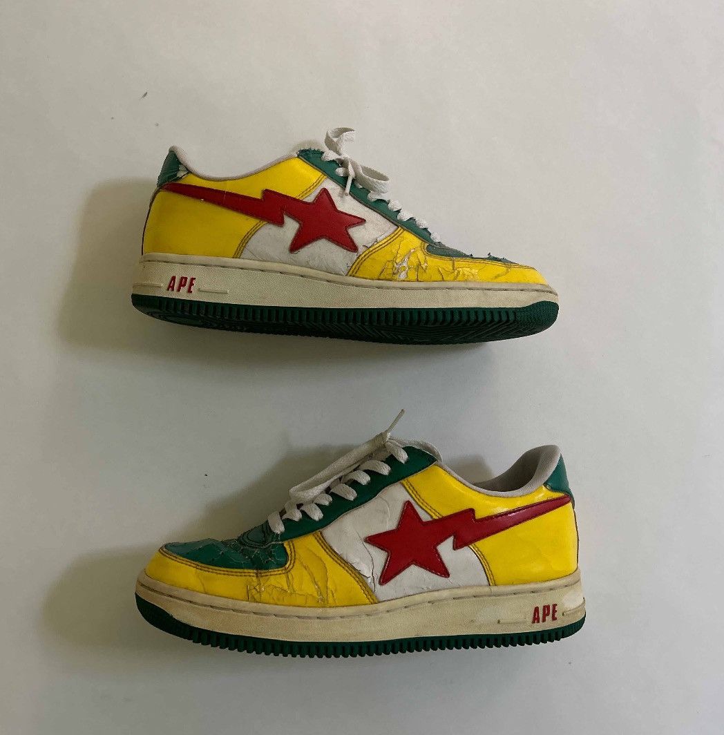 Bape × Nigo NIGO ERA Bapesta FS-001 ‘Green/Yellow’ Bape Sneaker Low Size US 9.5 / EU 42-43 - 1 Thumbnail
