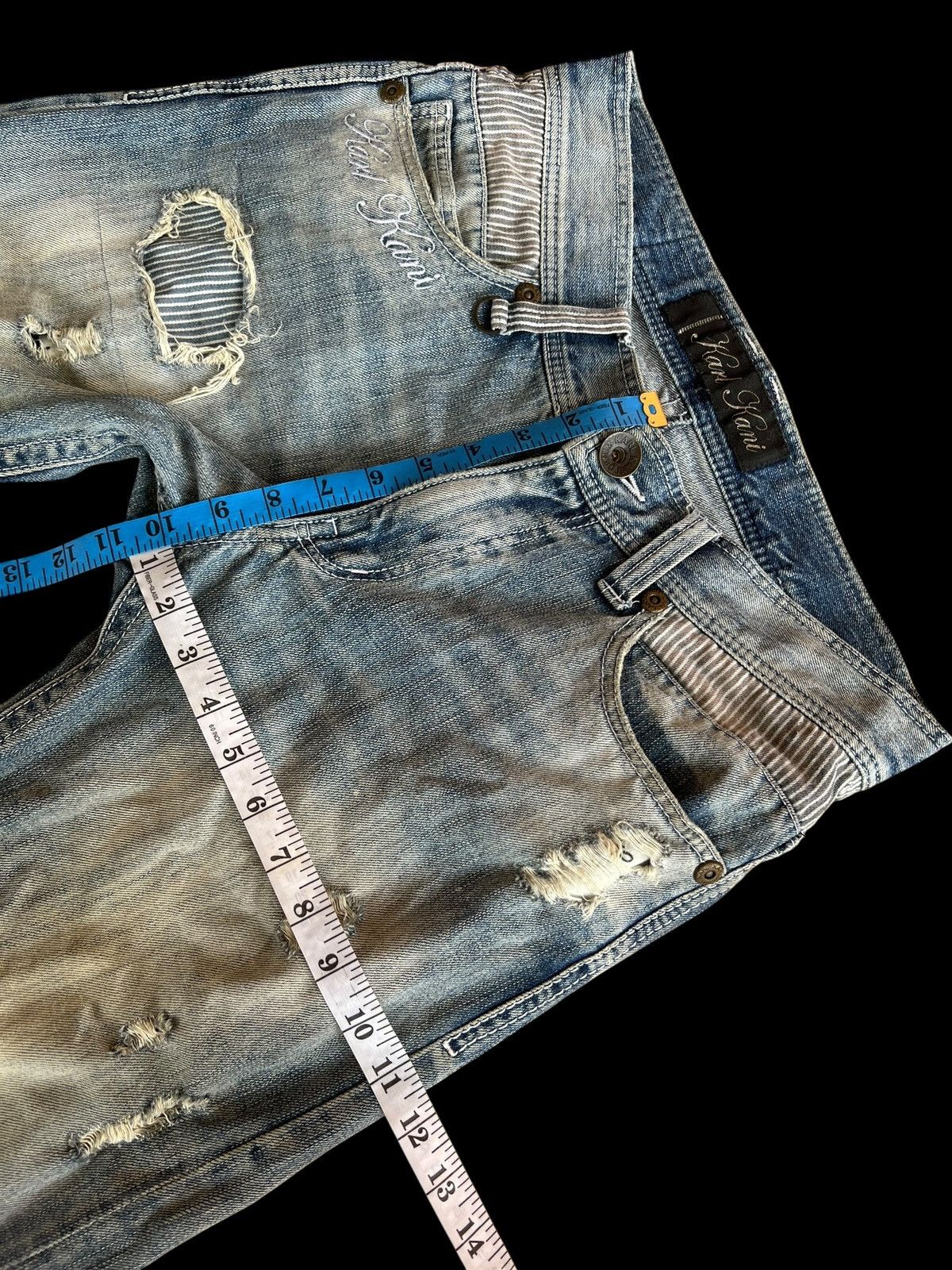 Japanese Brand Vintage Karl Kani Distress Faded Jean Size US 32 / EU 48 - 4 Thumbnail