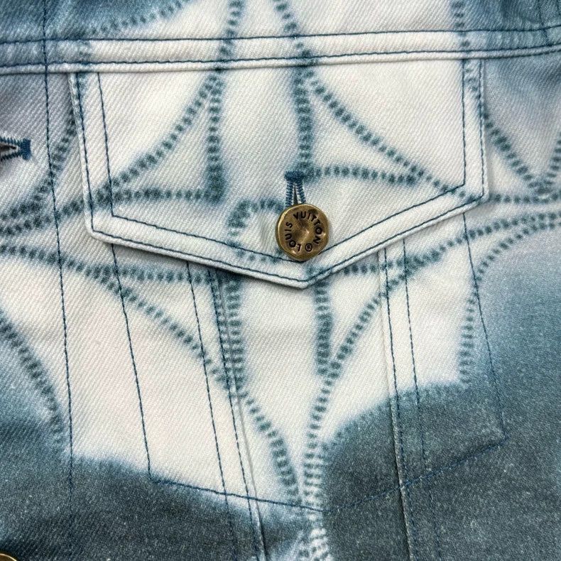 Louis Vuitton Skein dyed aged denim jacket
