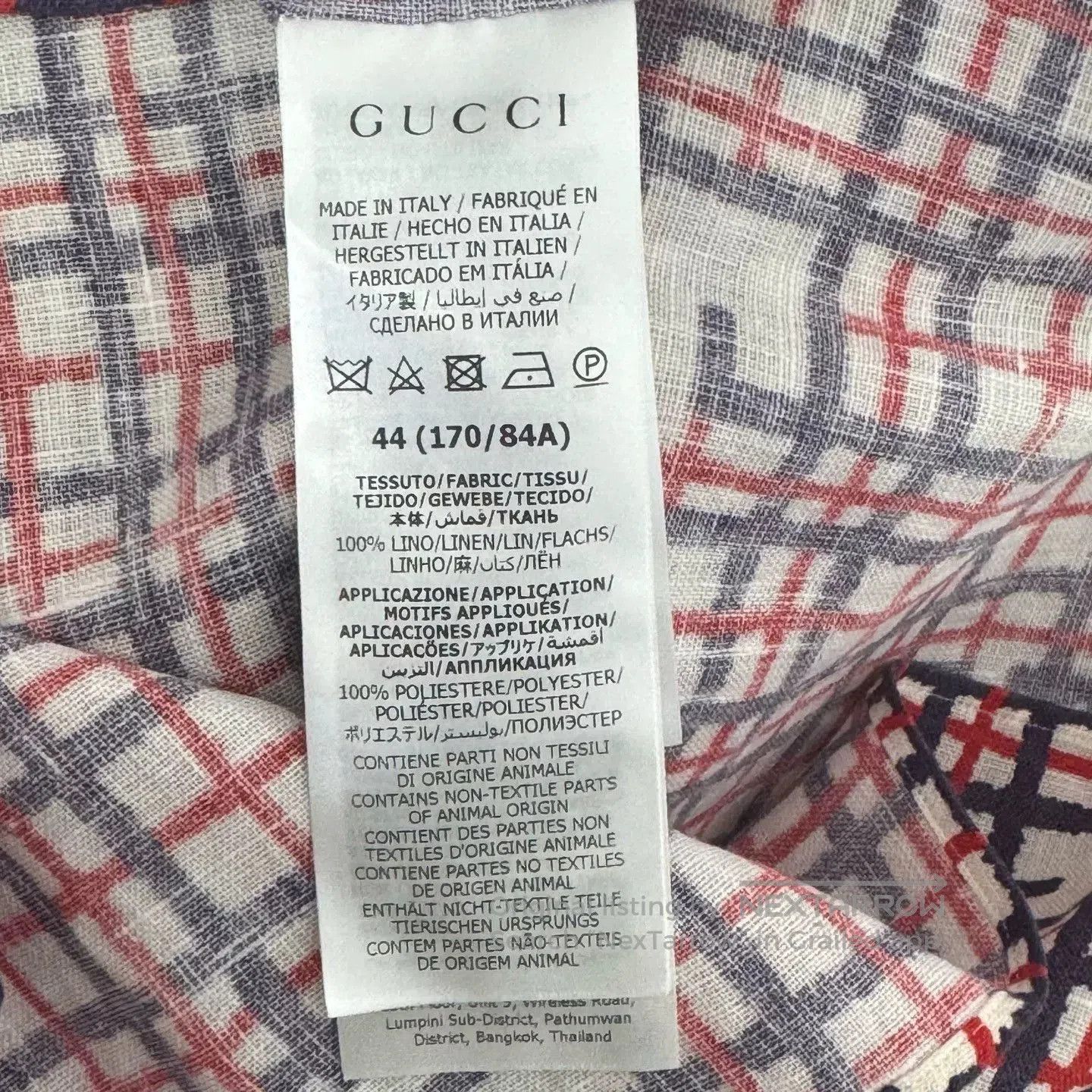 Gucci Gucci Red Blue Plaid Shirt Size 44. Size US S / EU 44-46 / 1 - 4 Thumbnail