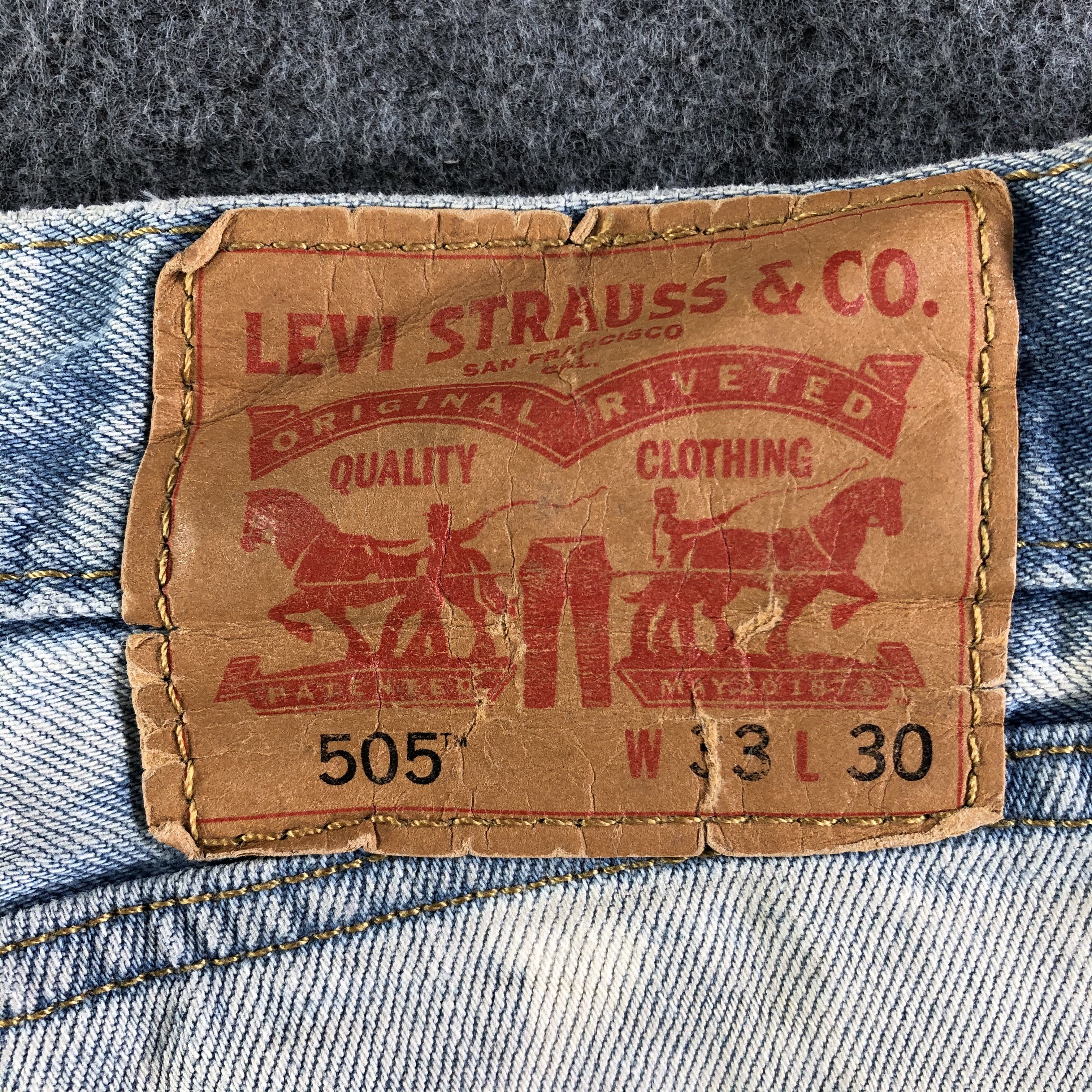 Levi's Vintage Light Wash Levis 505 Jeans-J3102 Size US 34 / EU 50 - 5 Thumbnail