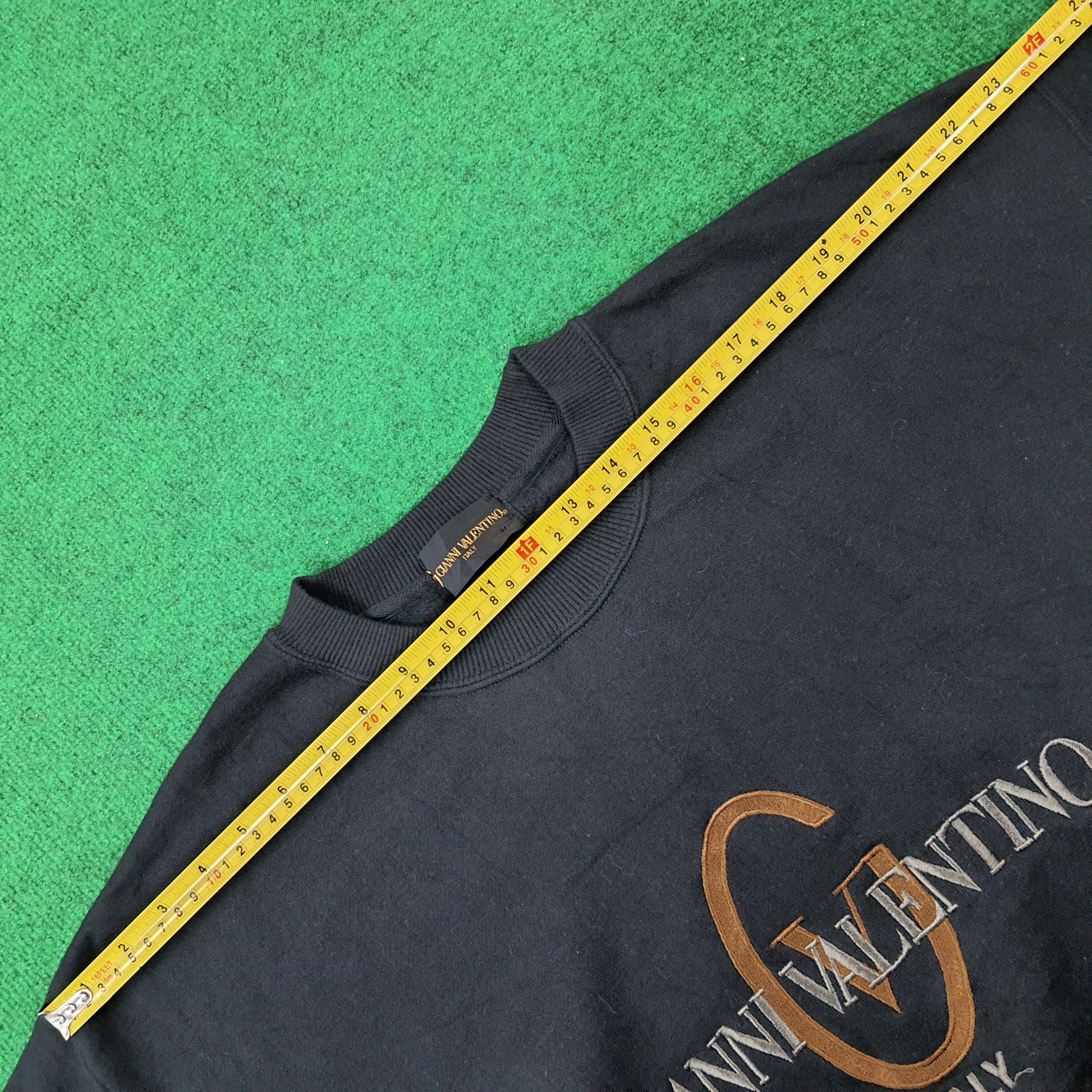 Designer × Gianni Valentino × Vintage Vintage Gianni Valentino Paris Spell Out Sweatshirt Size US XL / EU 56 / 4 - 8 Thumbnail