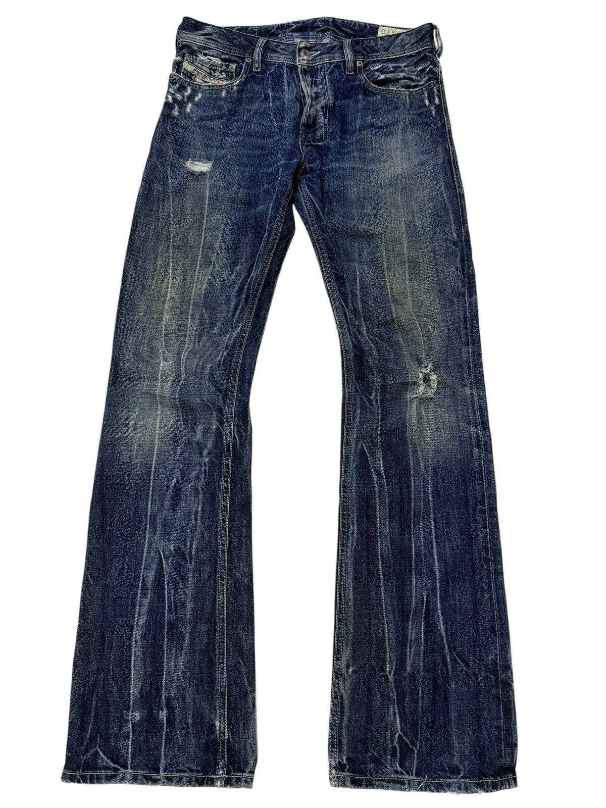 Diesel Flared Jeans Vintage Diesel Zatiny Distressed Boot Cut Denim Size US 30 / EU 46 - 2 Thumbnail