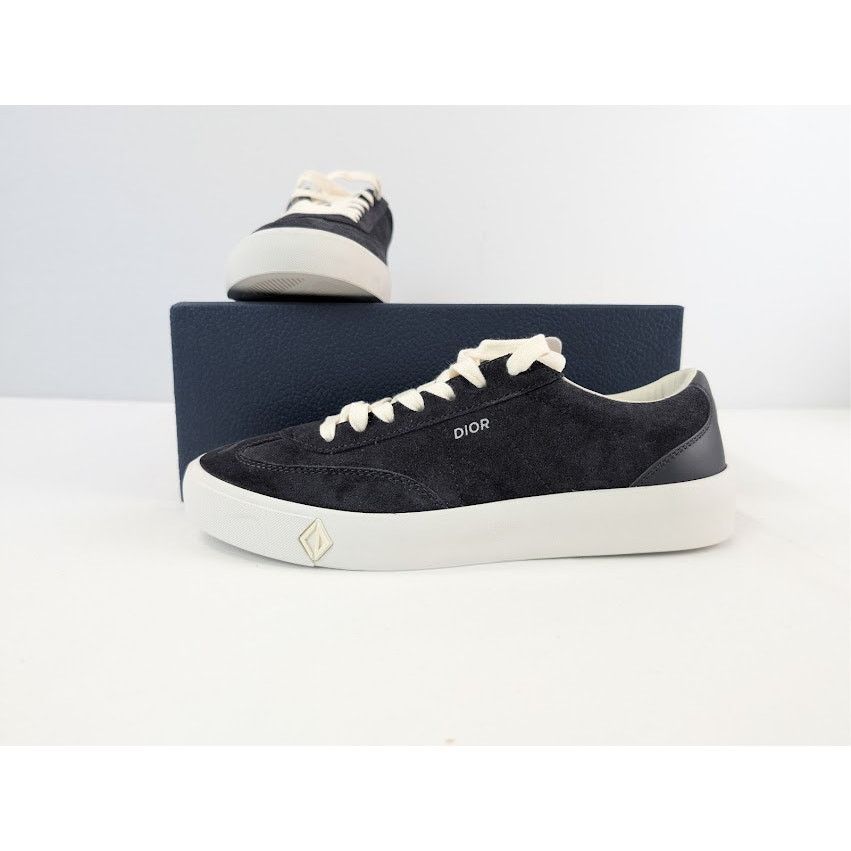 Dior o1rshd1 Leather Low Top Sneaker in Grey / Green Size US 8 / EU 41 - 21 Thumbnail